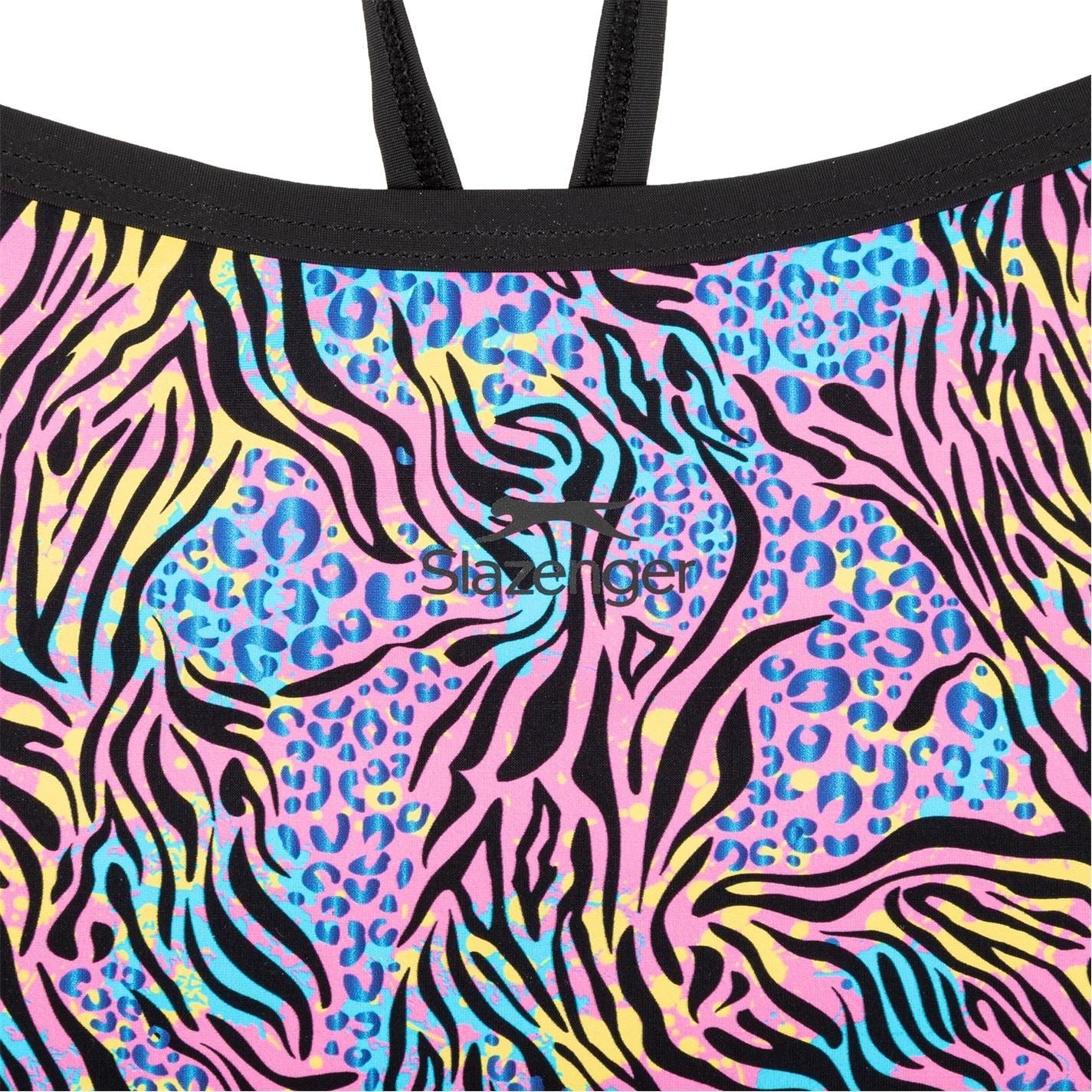 Slazenger Thin Strap One Piece Swimsuit Juniors