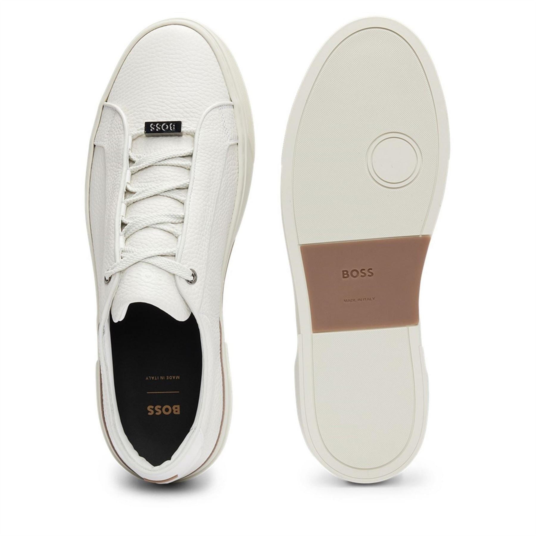 Boss Mens Gary Tenn Grlthoody 10249655 01 Low Top Trainers