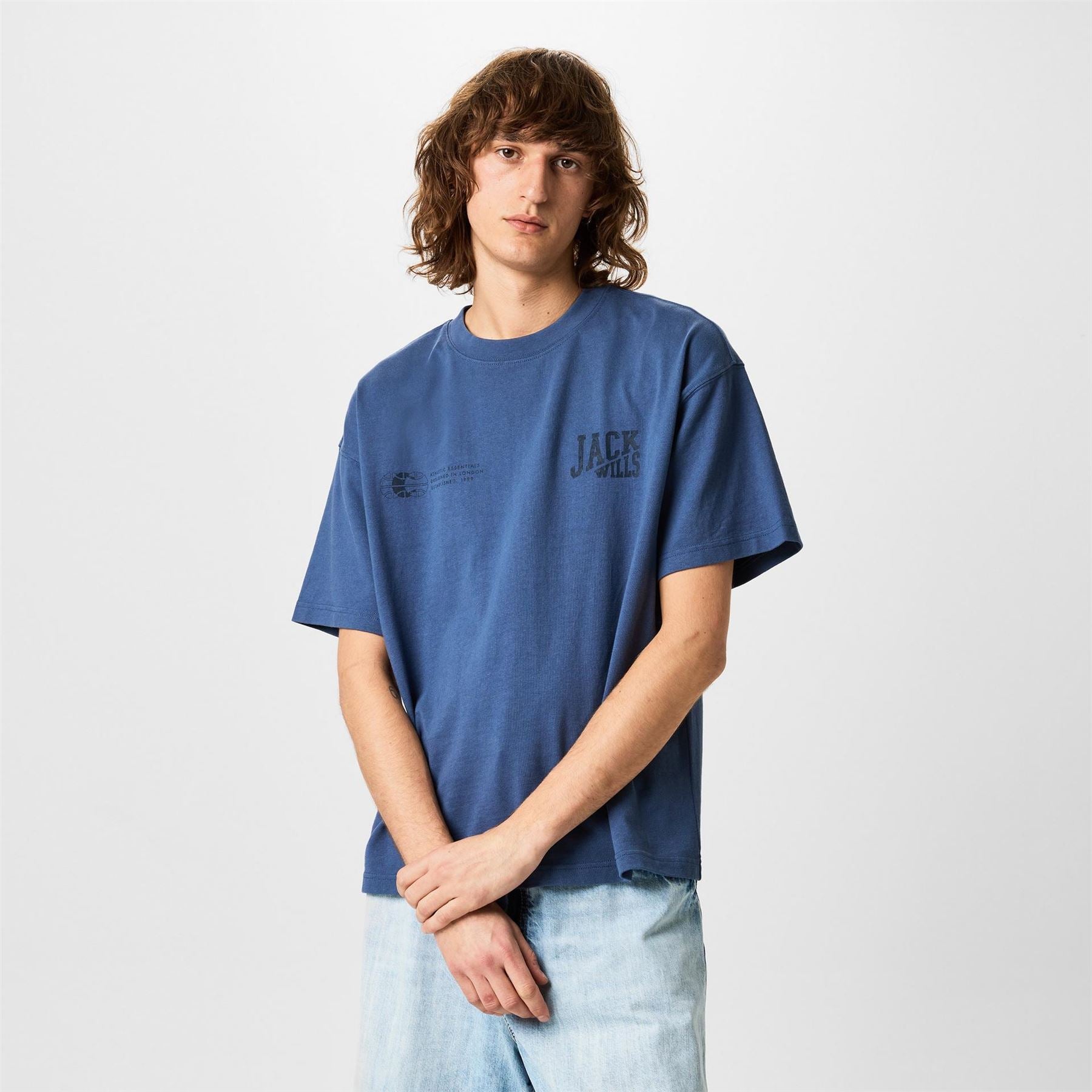 Jack Wills Jw Stacked Logo Regular Fit T-Shirt
