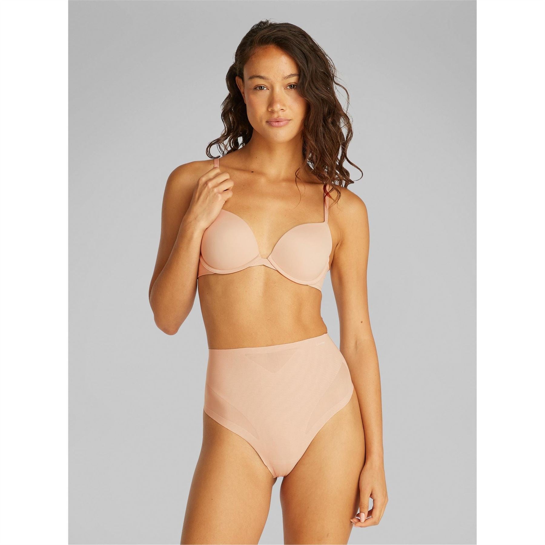 Calvin Klein Sculpted Firm Mesh Thong Underwear