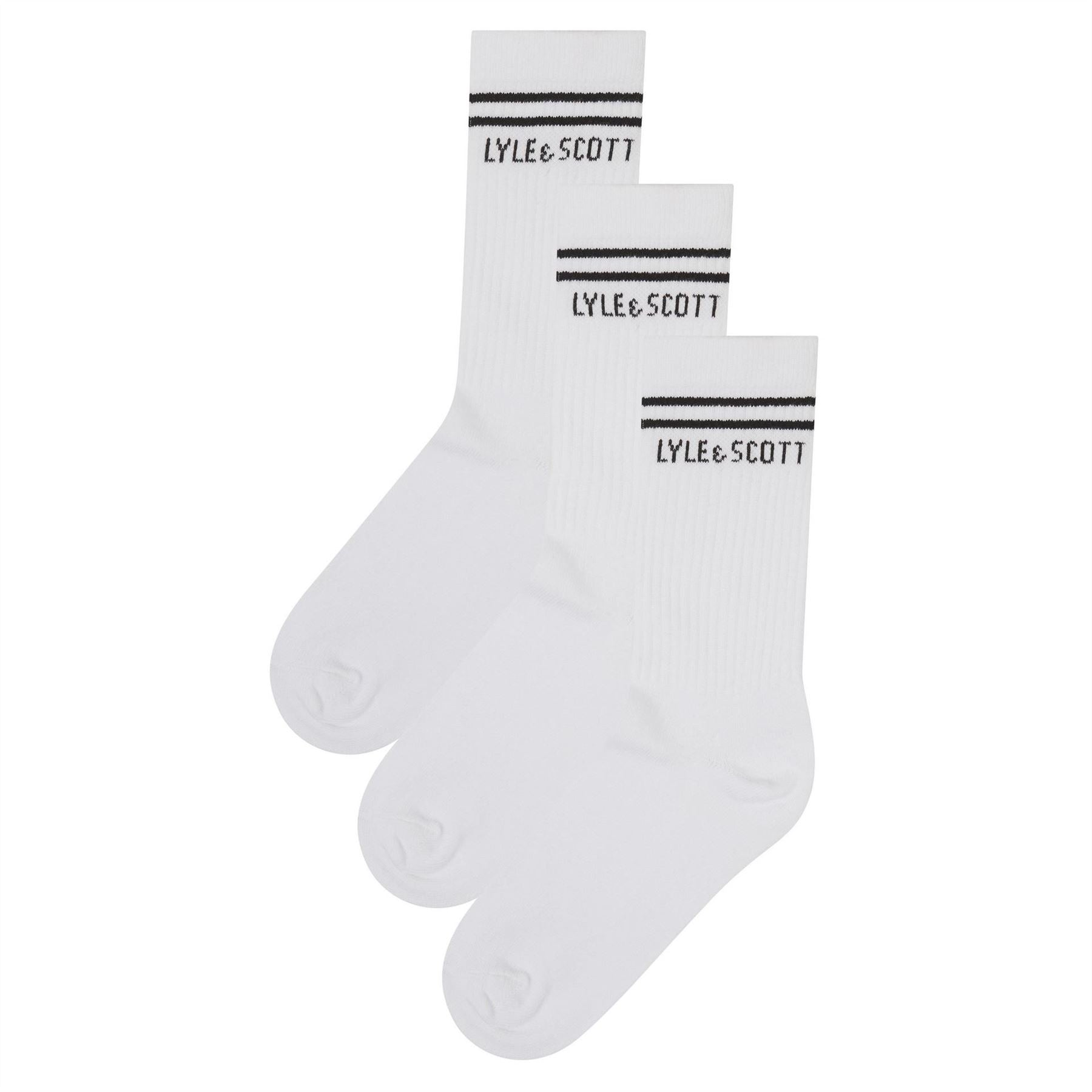 Lyle and Scott 3pk Crew Socks