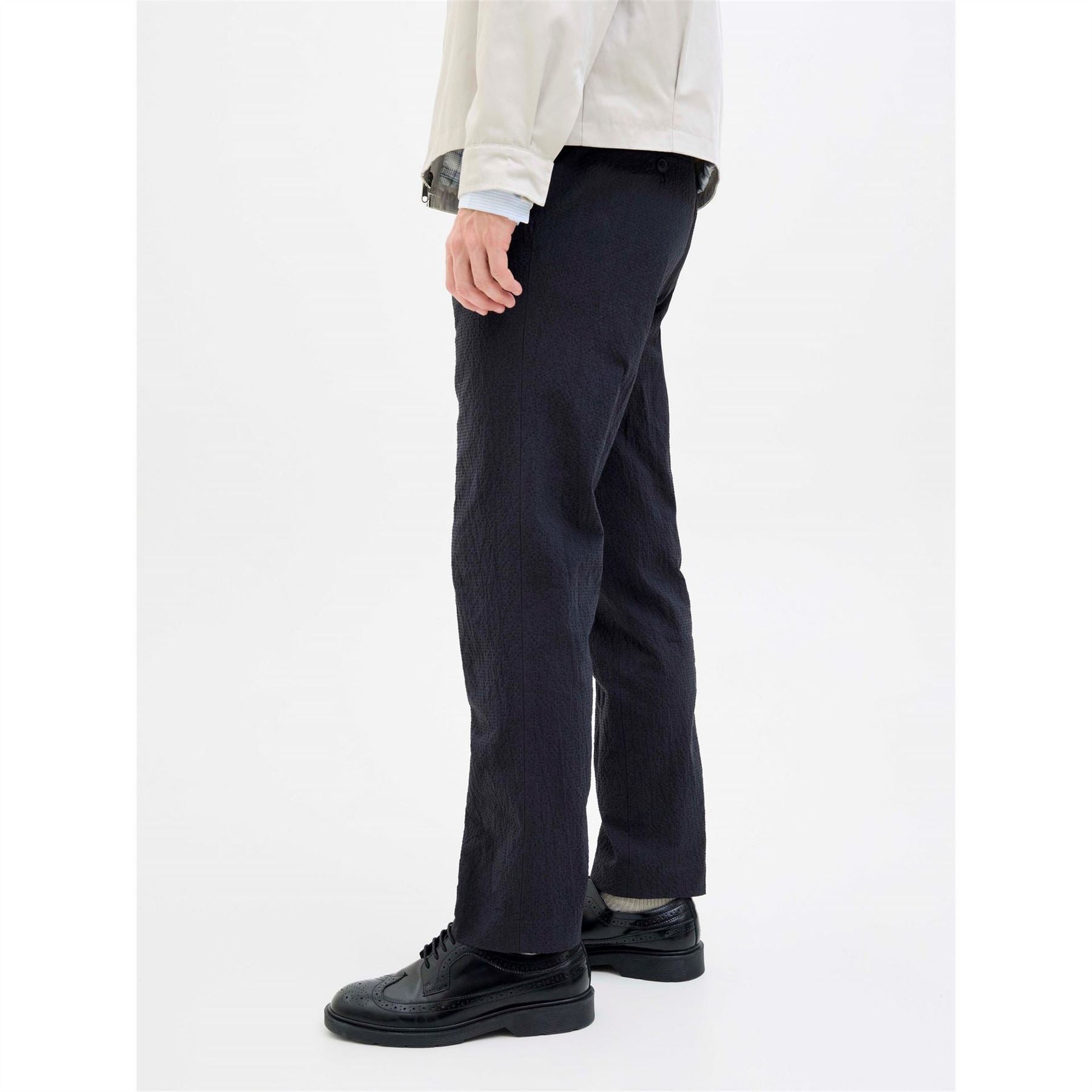 Jack and Jones Seersucker Cargo Trousers