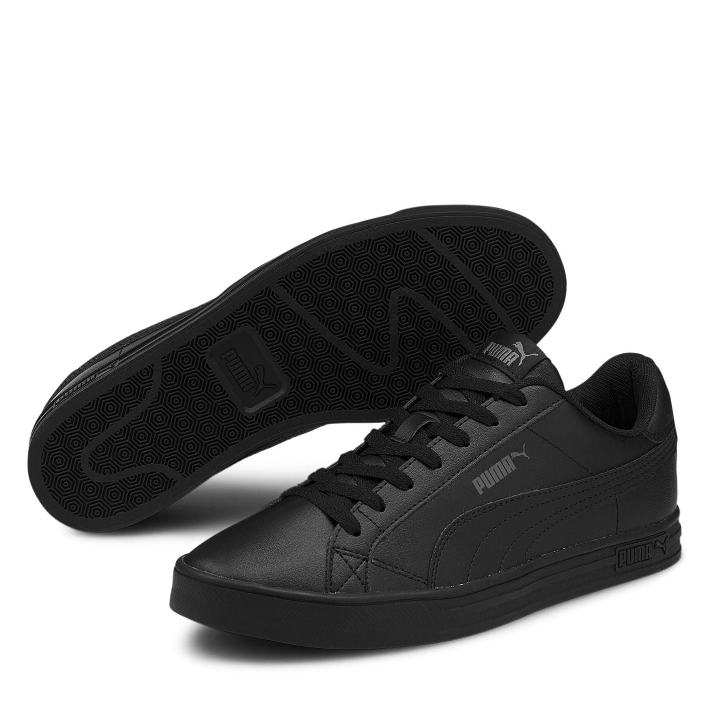 Puma Mens Smash Vulcan 3 Low Trainers