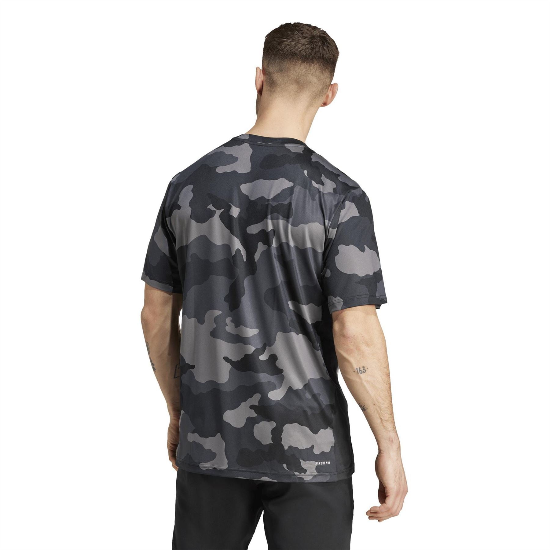 adidas Camo Crew Neck Short Sleeve T-Shirt