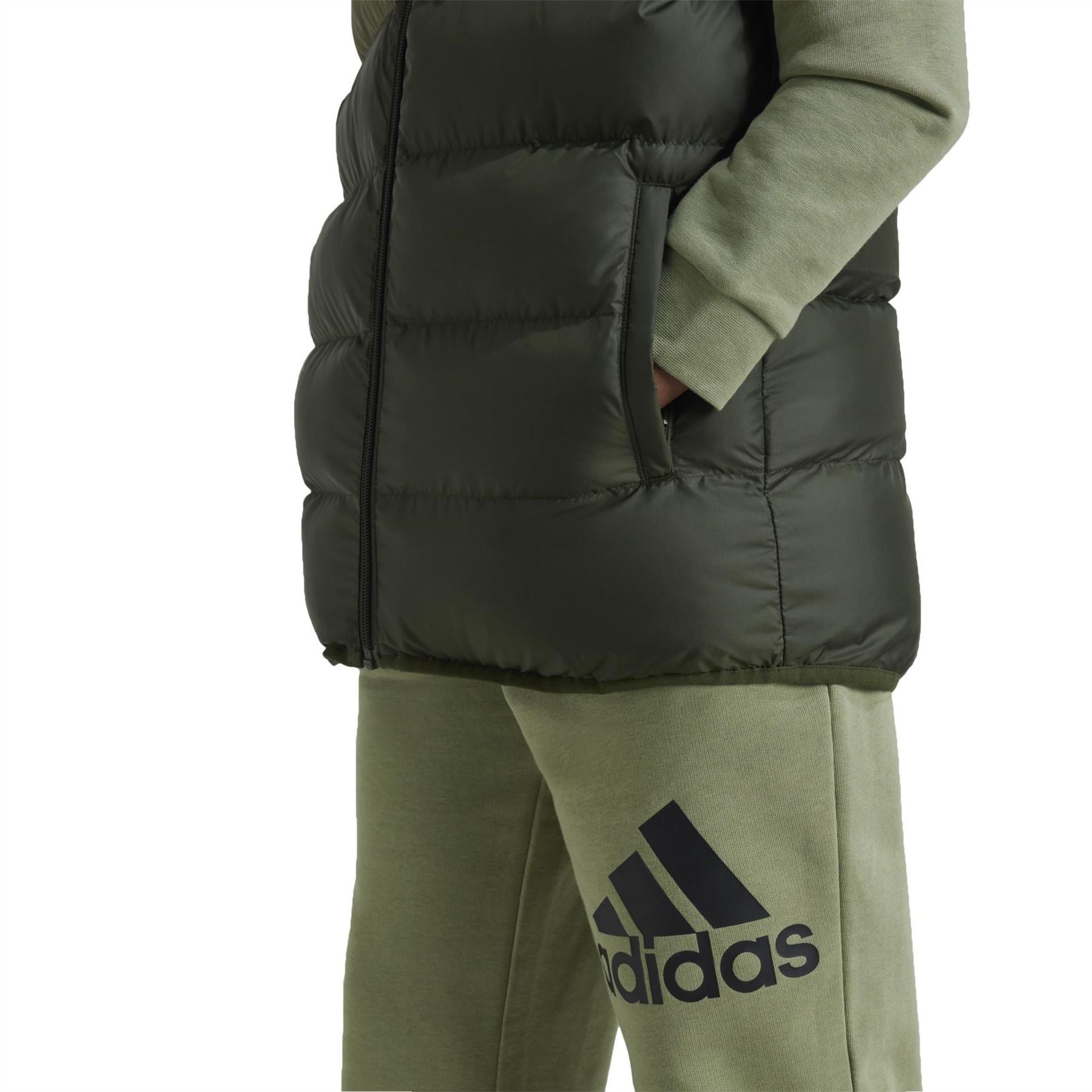 adidas Colour Block Patterned Kids Gilet