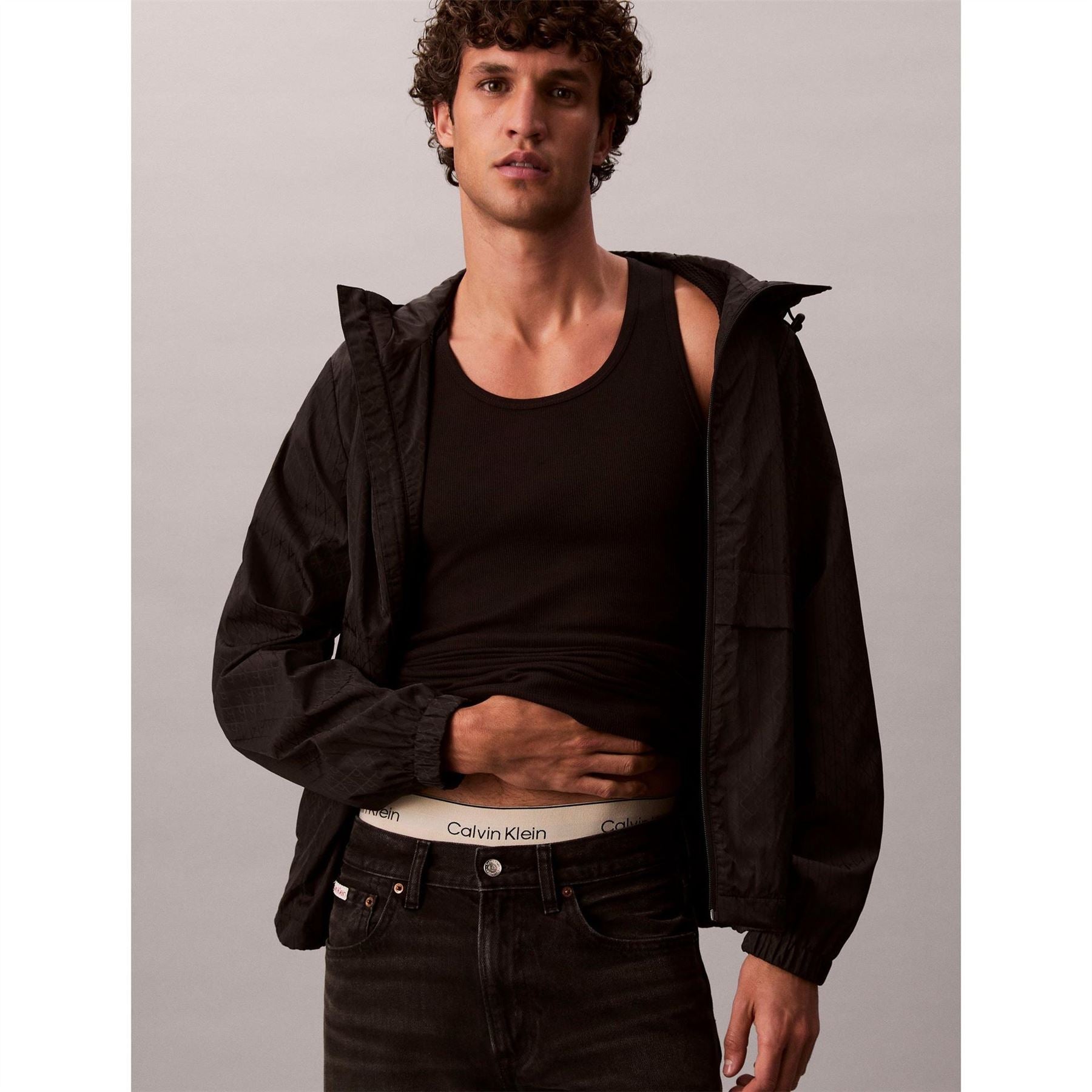 Calvin Klein Jeans CKJ All Over Print Lightweight Windbreaker