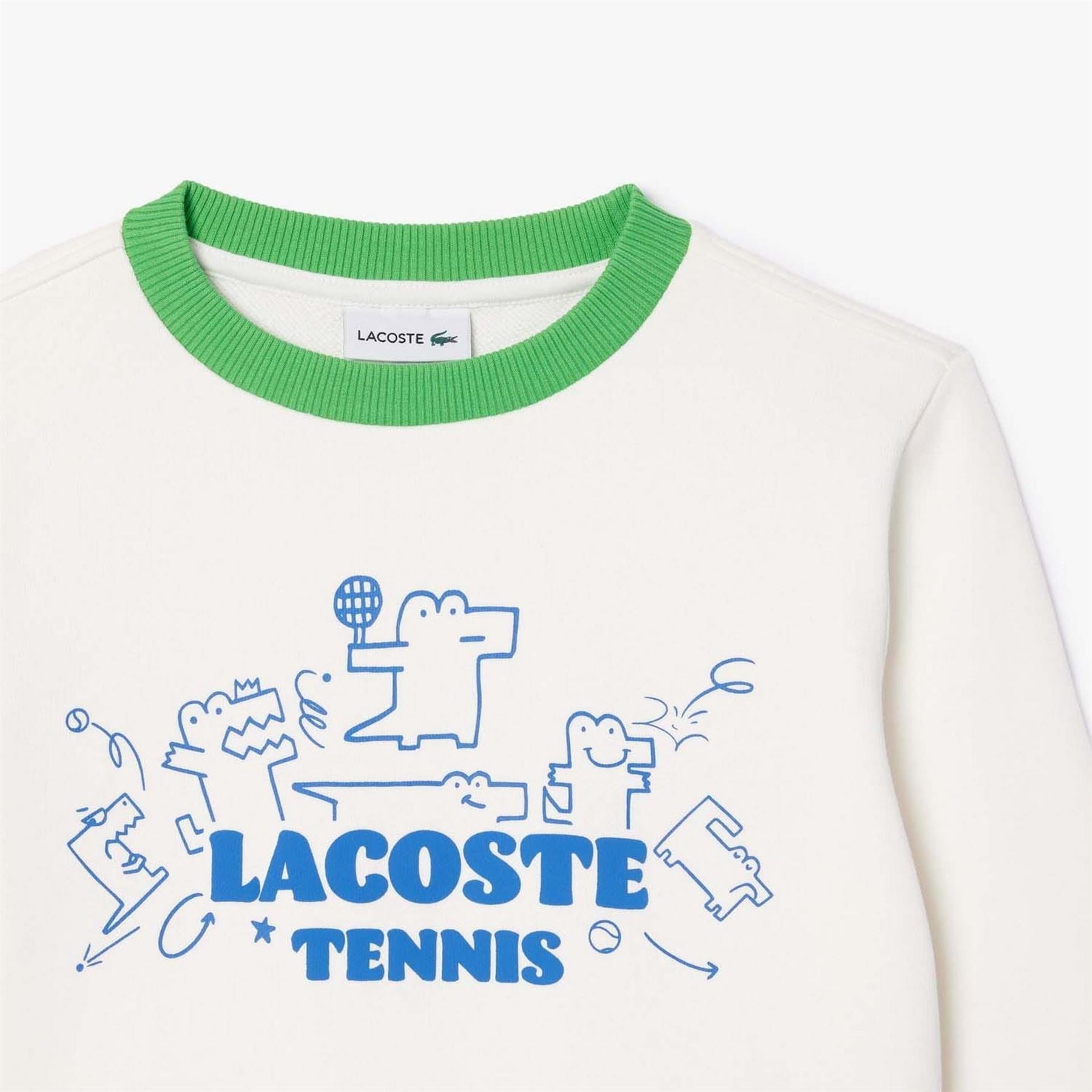 Lacoste Crewneck Print Sweatshirt