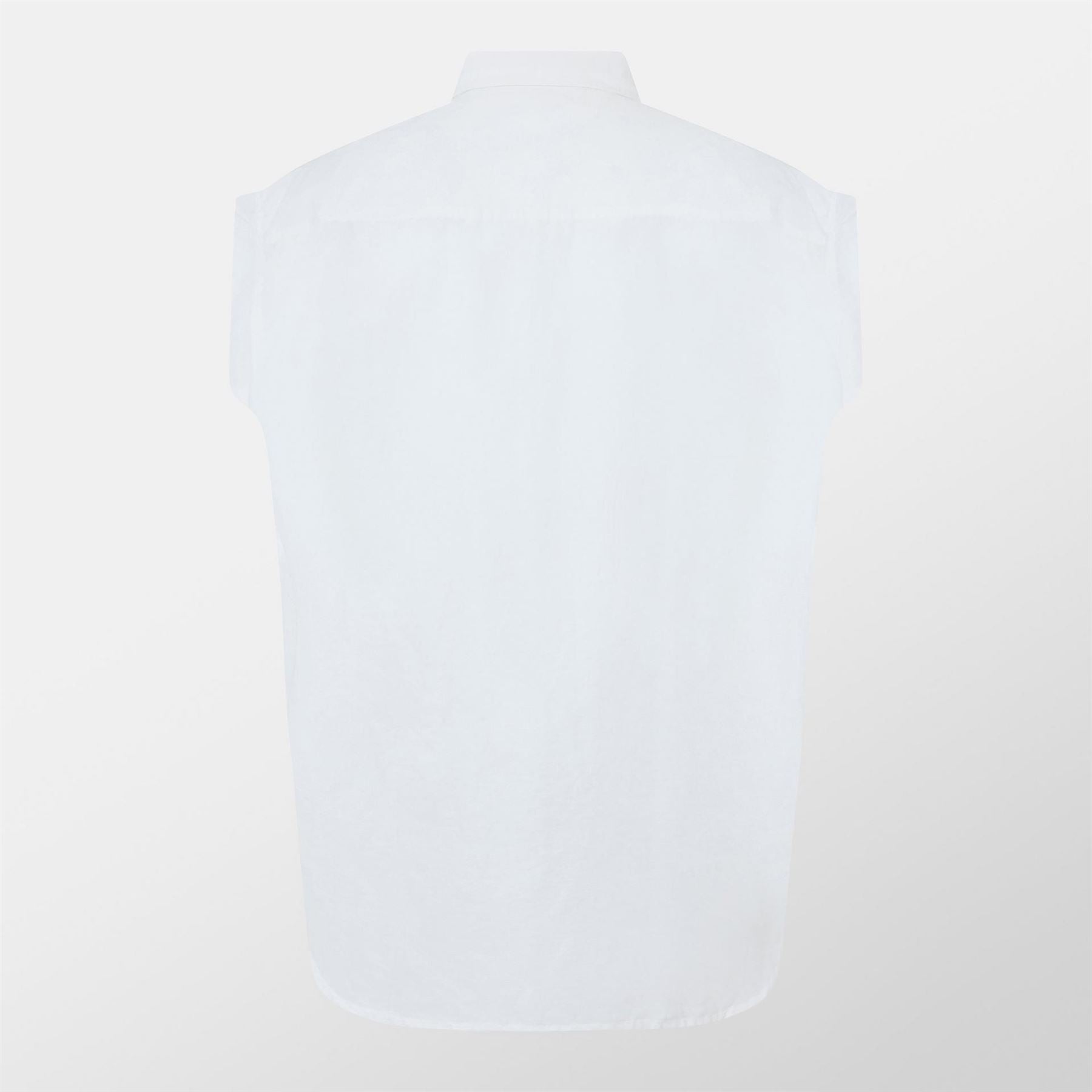 Diesel Relaxed Fit Sleeveless Collared Shirt