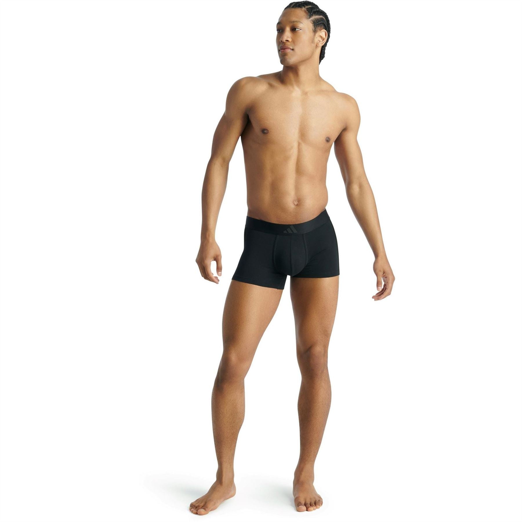 adidas 2 Pack Stripe Patterned Boxer Brief