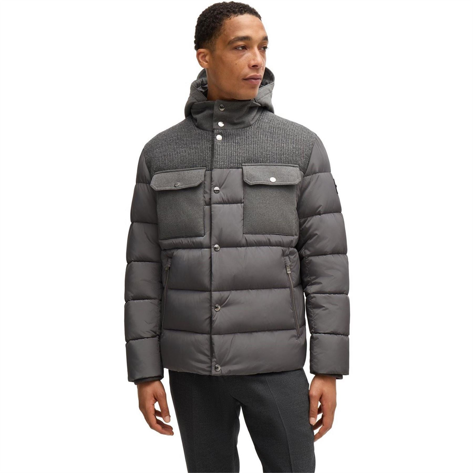 Boss C Caniel Mock Neck Field Jacket
