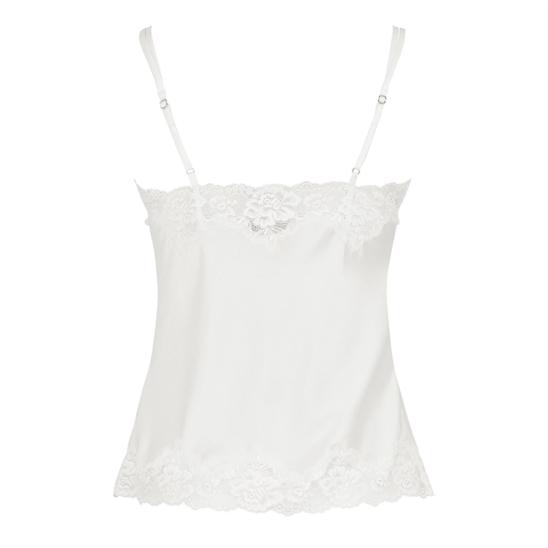 Lauren by Ralph Lauren Satin Lace Trim Pyjama Set