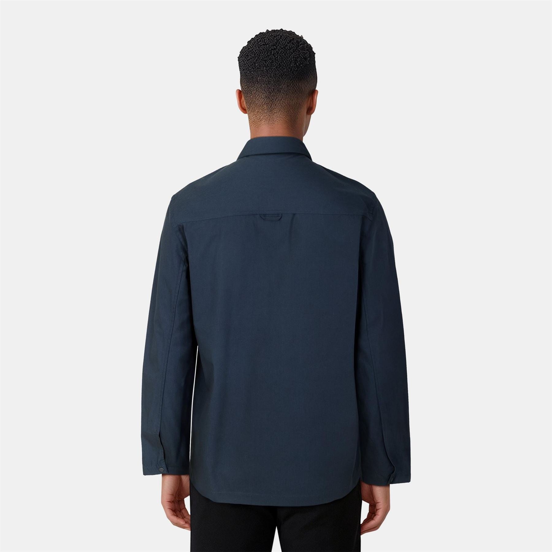 Lyle and Scott Cotton Long Sleeve Zip Overshirt