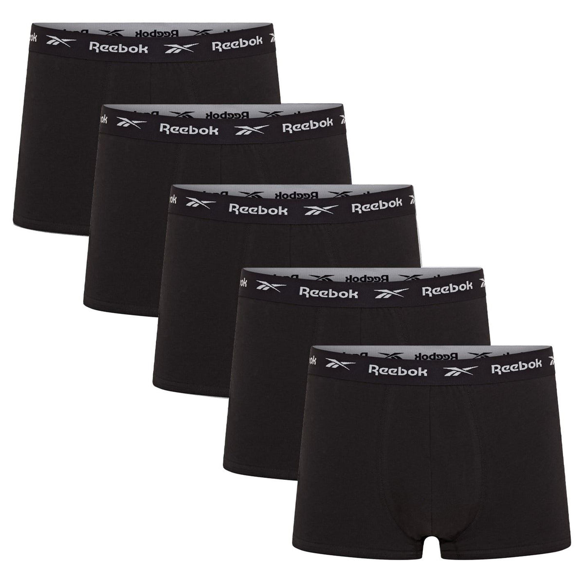 Reebok 5 Pack Lettering Trunks