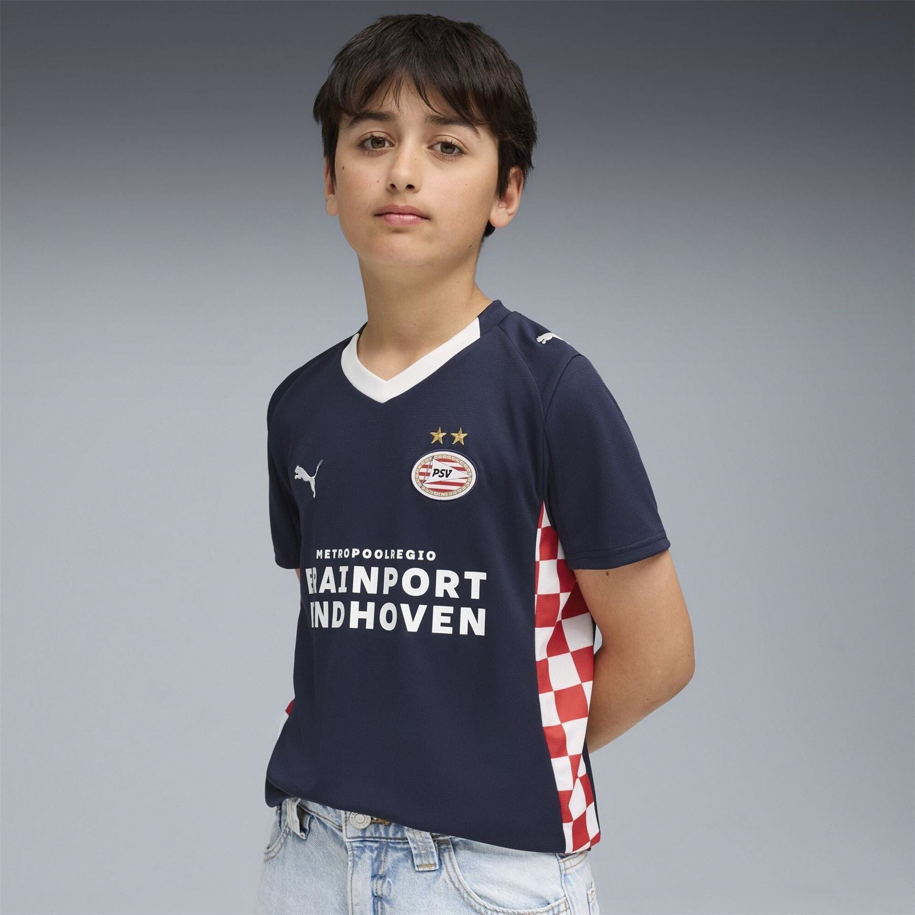 Puma Psv Away Shirt 2025 2026 Juniors