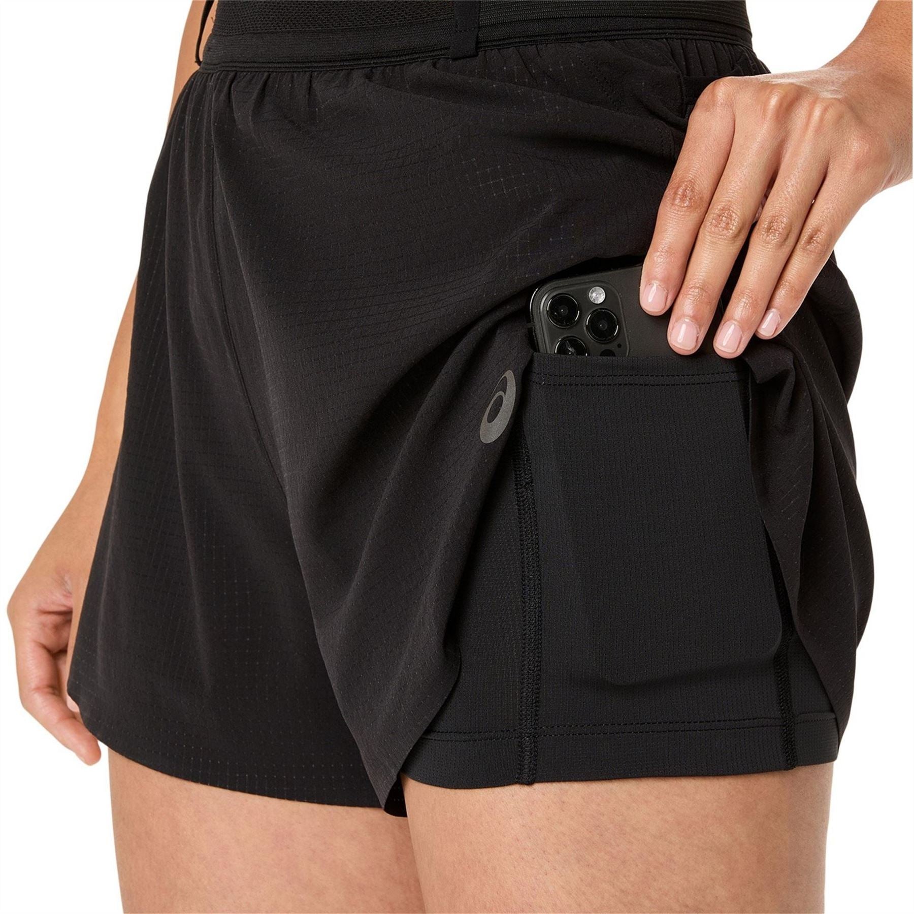 Asics Womens Split Shorts Running Shorts