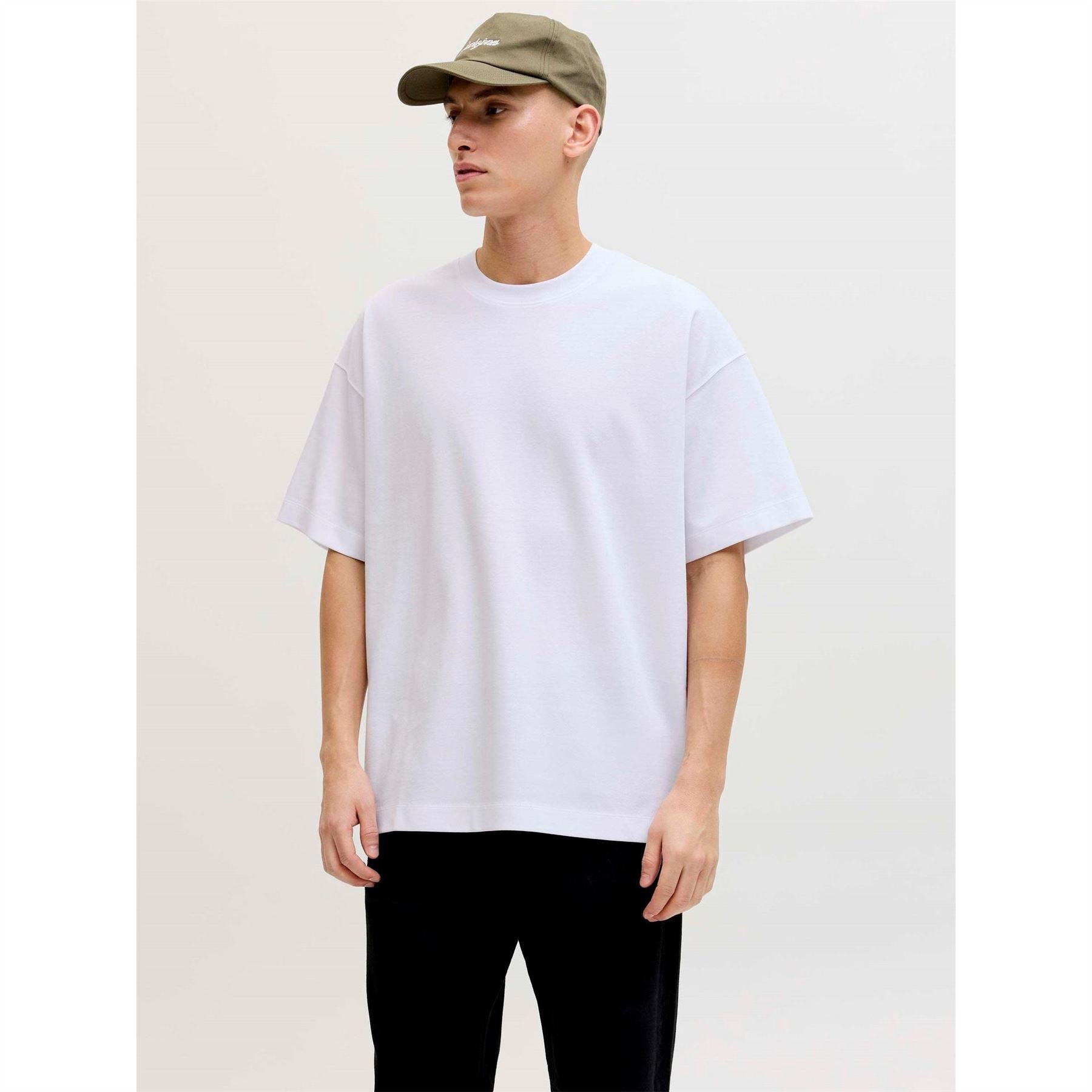 Jack and Jones Barron Oversized Crew Neck Short Sleeve Jersey T-Shirt