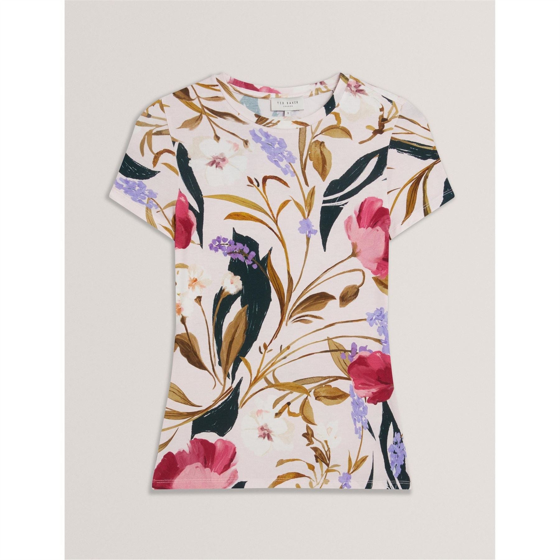 Ted Baker Slim Fit Crew Neck Short Sleeve T-Shirt