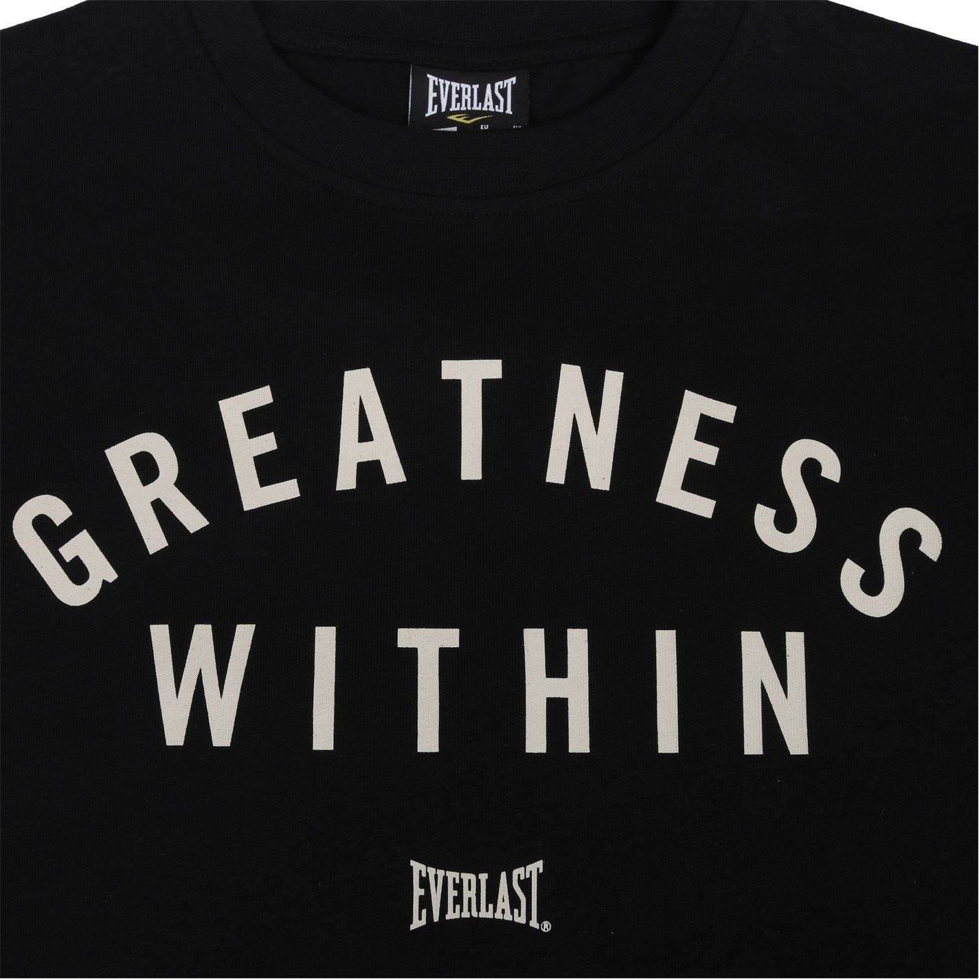 Everlast Oversize Fit Lettering Crew Neck T-Shirt