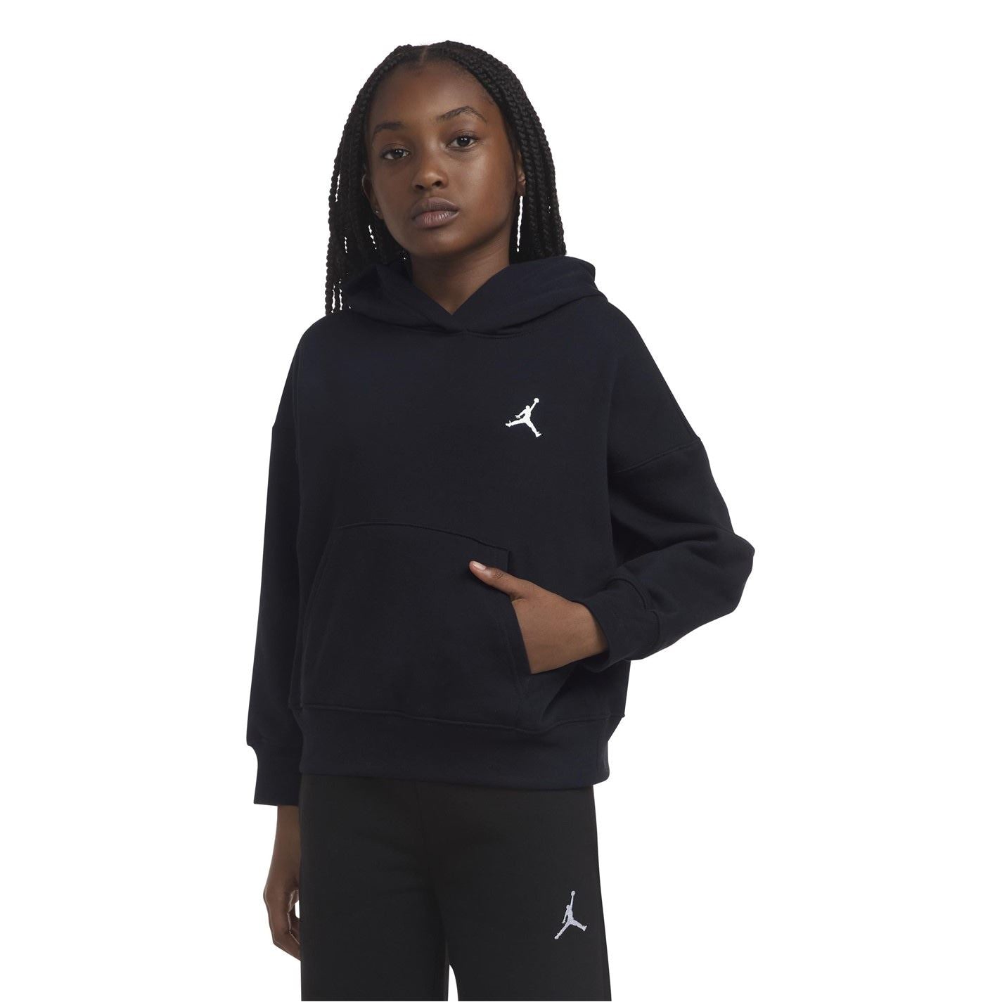 Air Jordan Cropped Hooded Sweatshirt