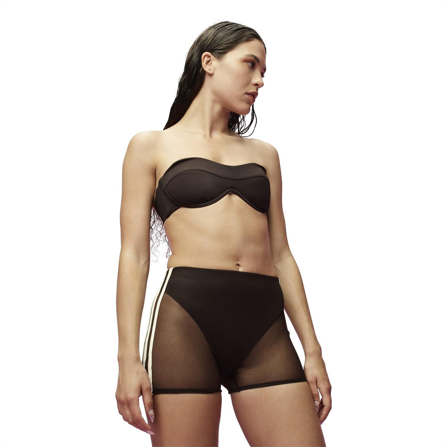 adidas Originals Ivy Park Illusion Long Sleeve Swim Top