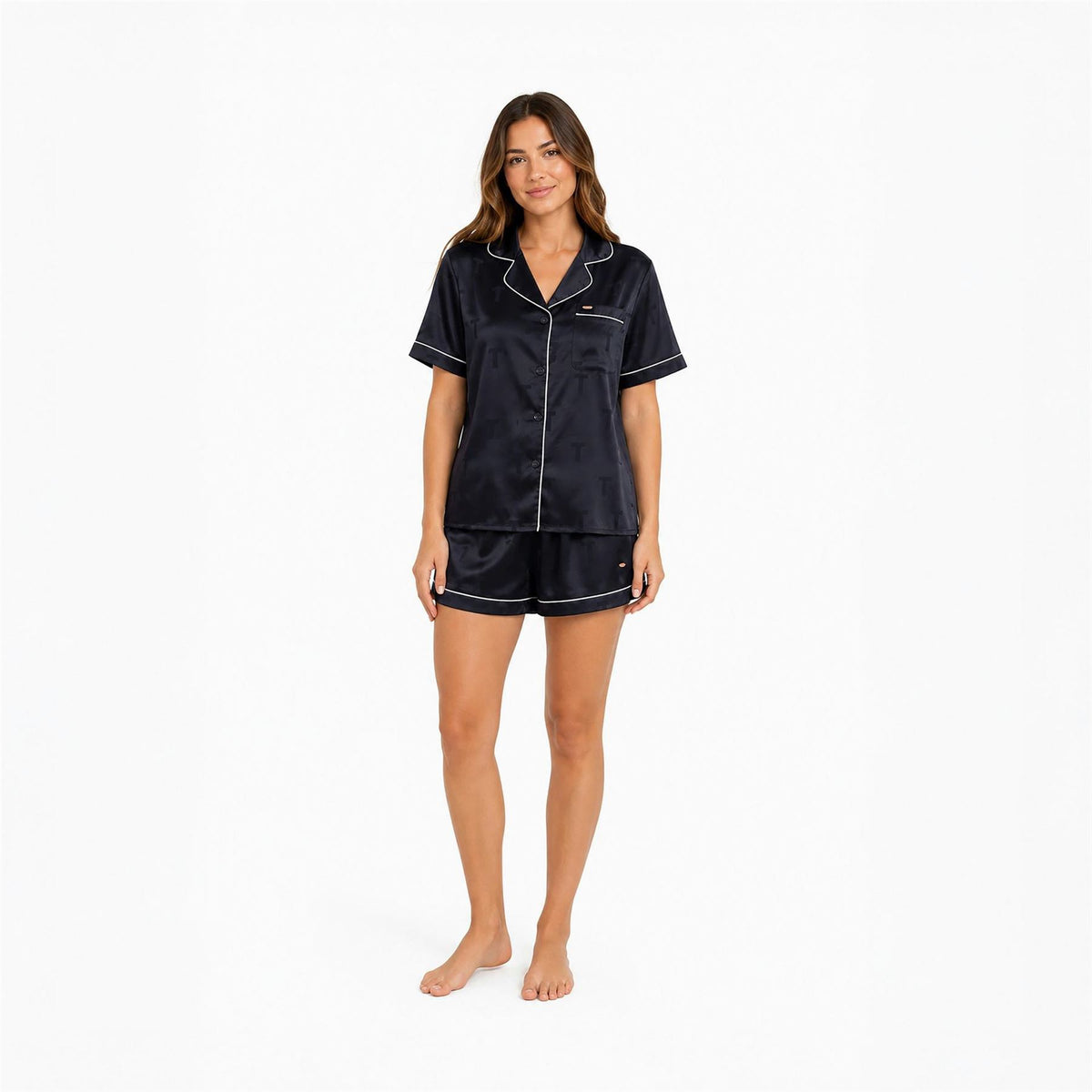 Ted Baker Sybil Short Sleeve Shirt And Shorts Pyjama Set