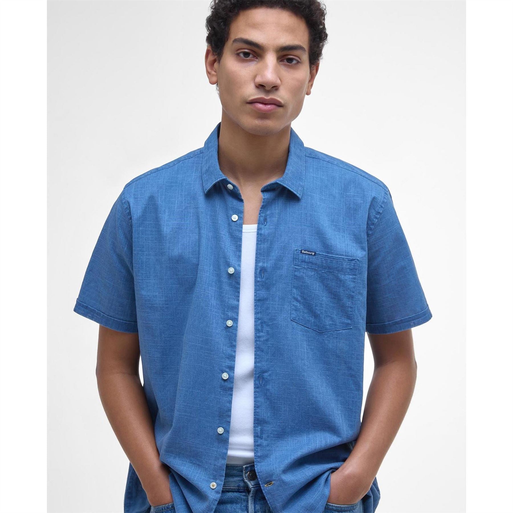 Barbour Pigment Short Sleeve Plain Shirt