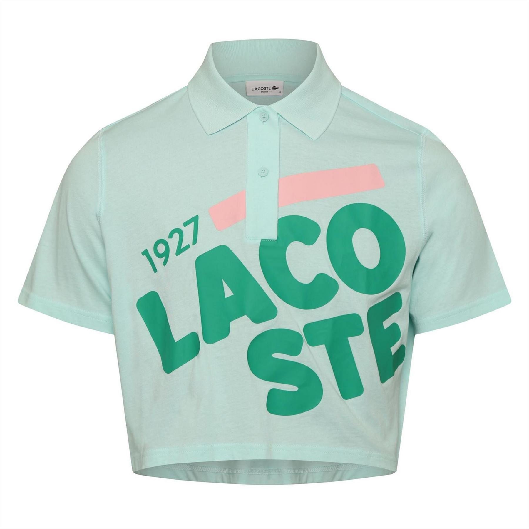 Lacoste Fit Printed Organic Cotton Polo