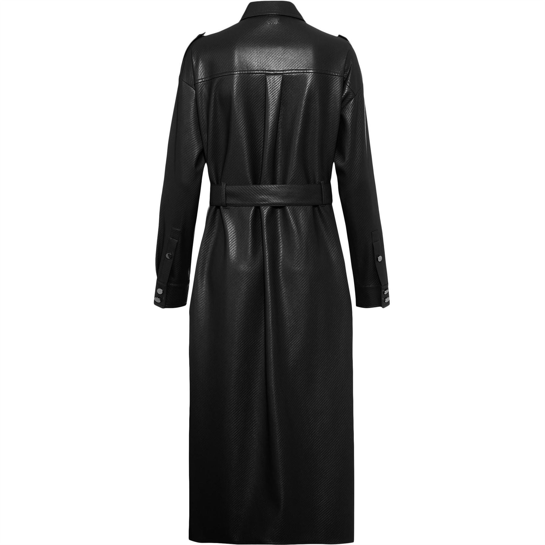Boss Delaxa Dress, Synthetic Coated Faux Leather