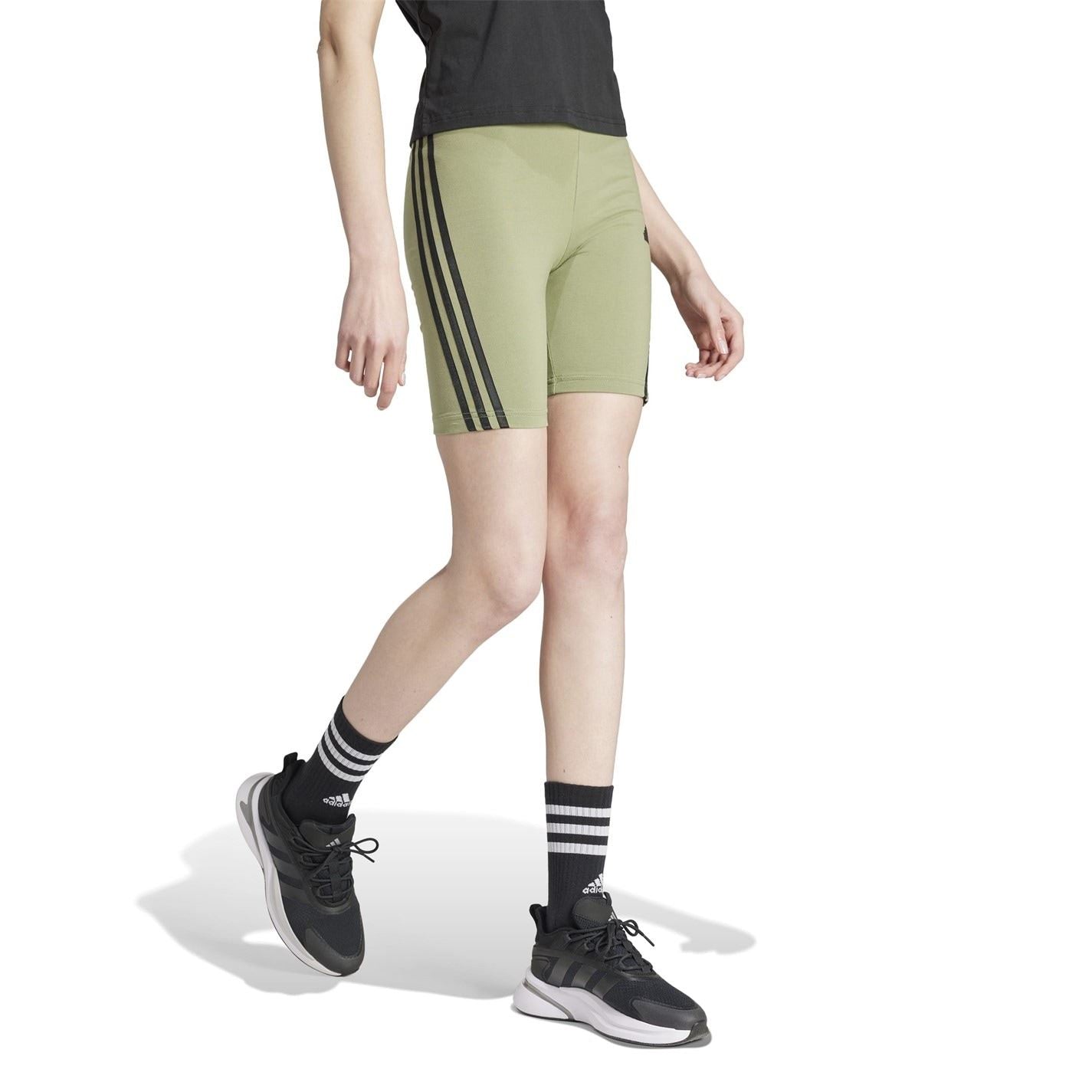 adidas Womens Future Icons 3 Stripes Cycling Shorts