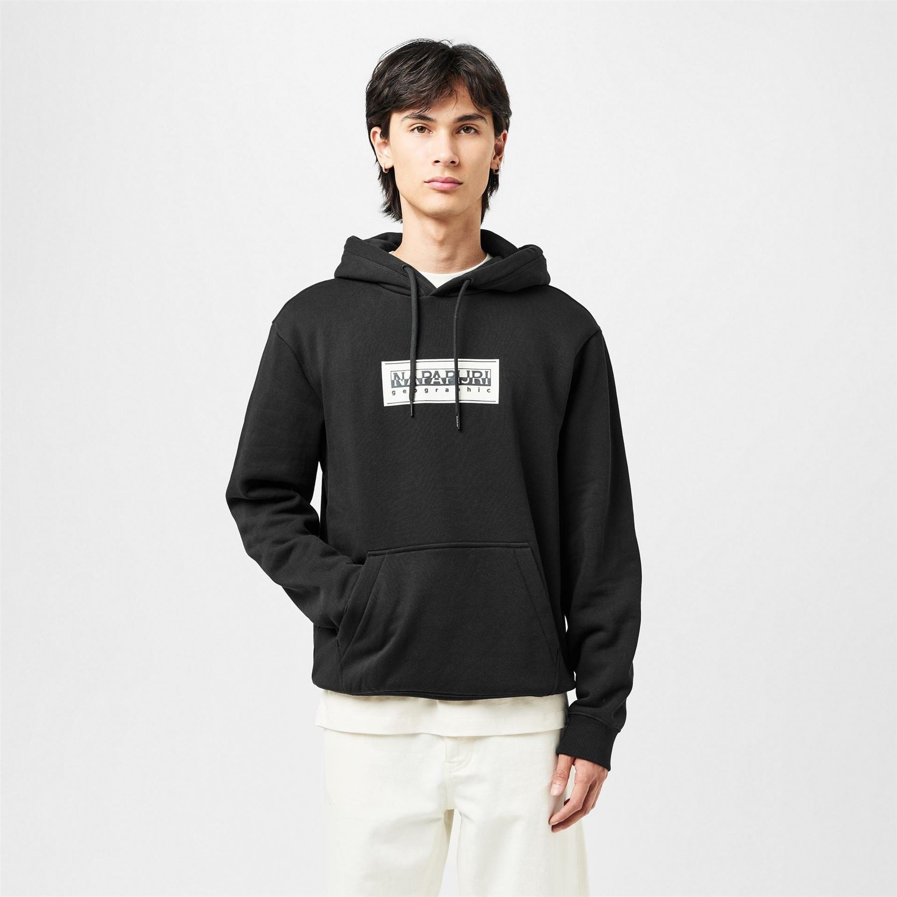 Napapijri Box Logo Hooded Regular Fit Sweatshirt