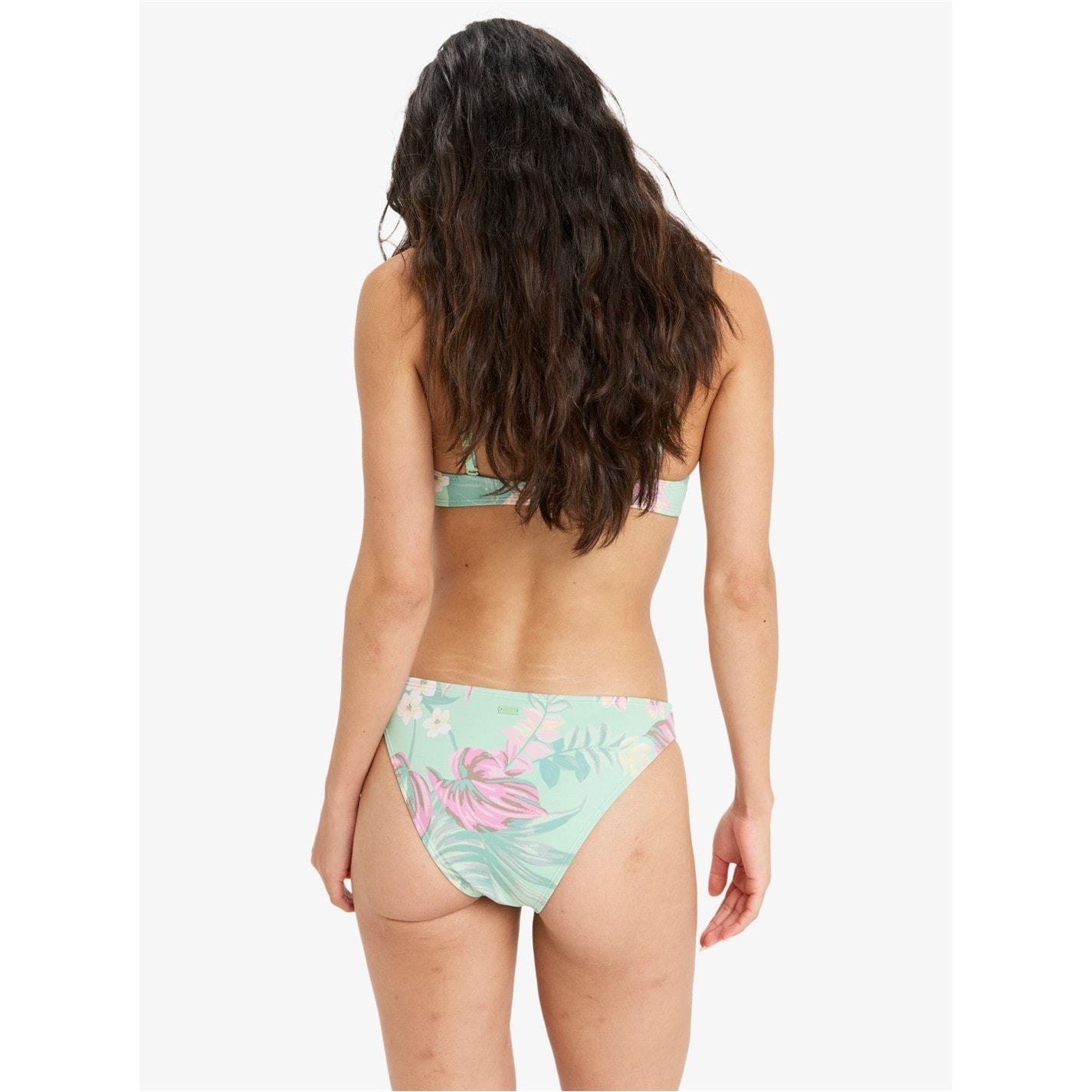 Roxy Floral Bikini Set with Triangle Top