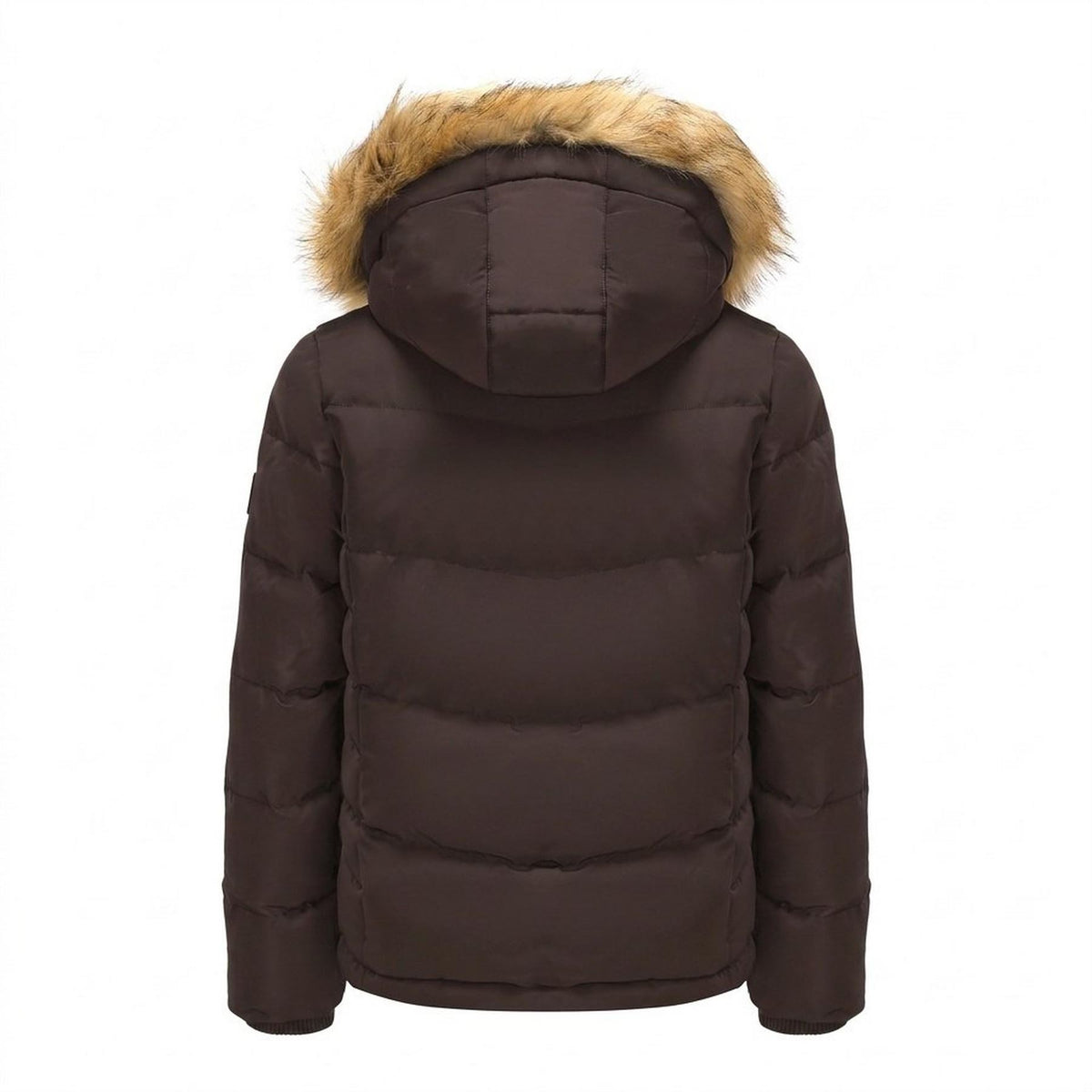 SoulCal 2 Zip Bubble Hooded Long Sleeve Short Puffer Jacket