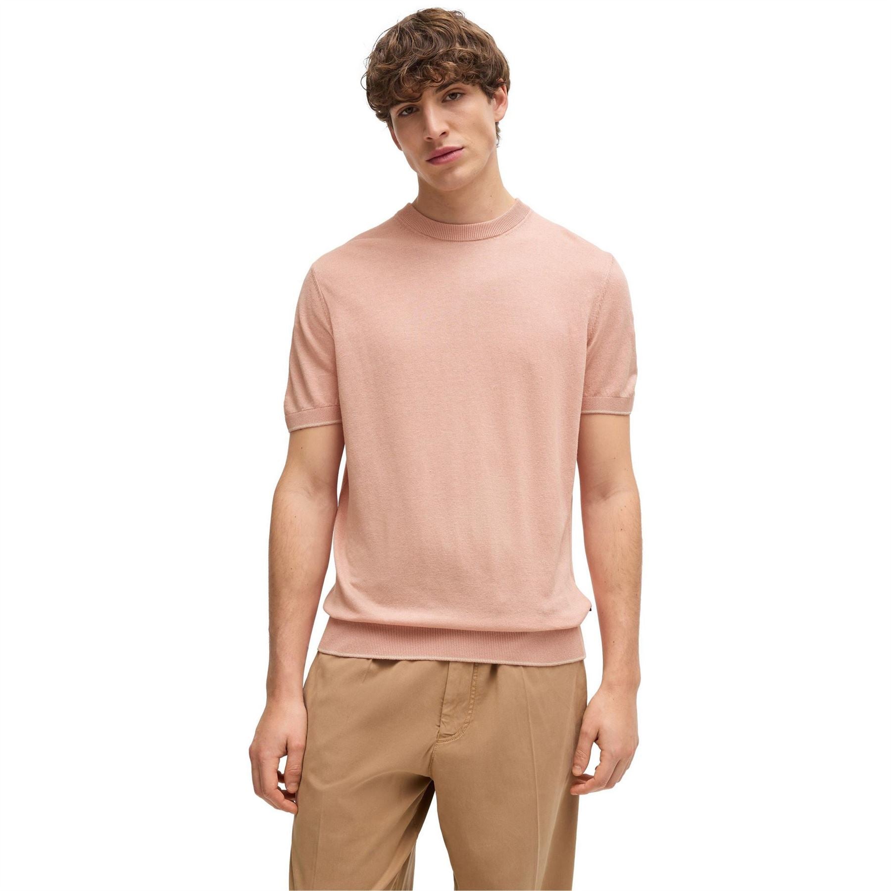 Boss Crew Neck Short Sleeve Regular Fit T-Shirt