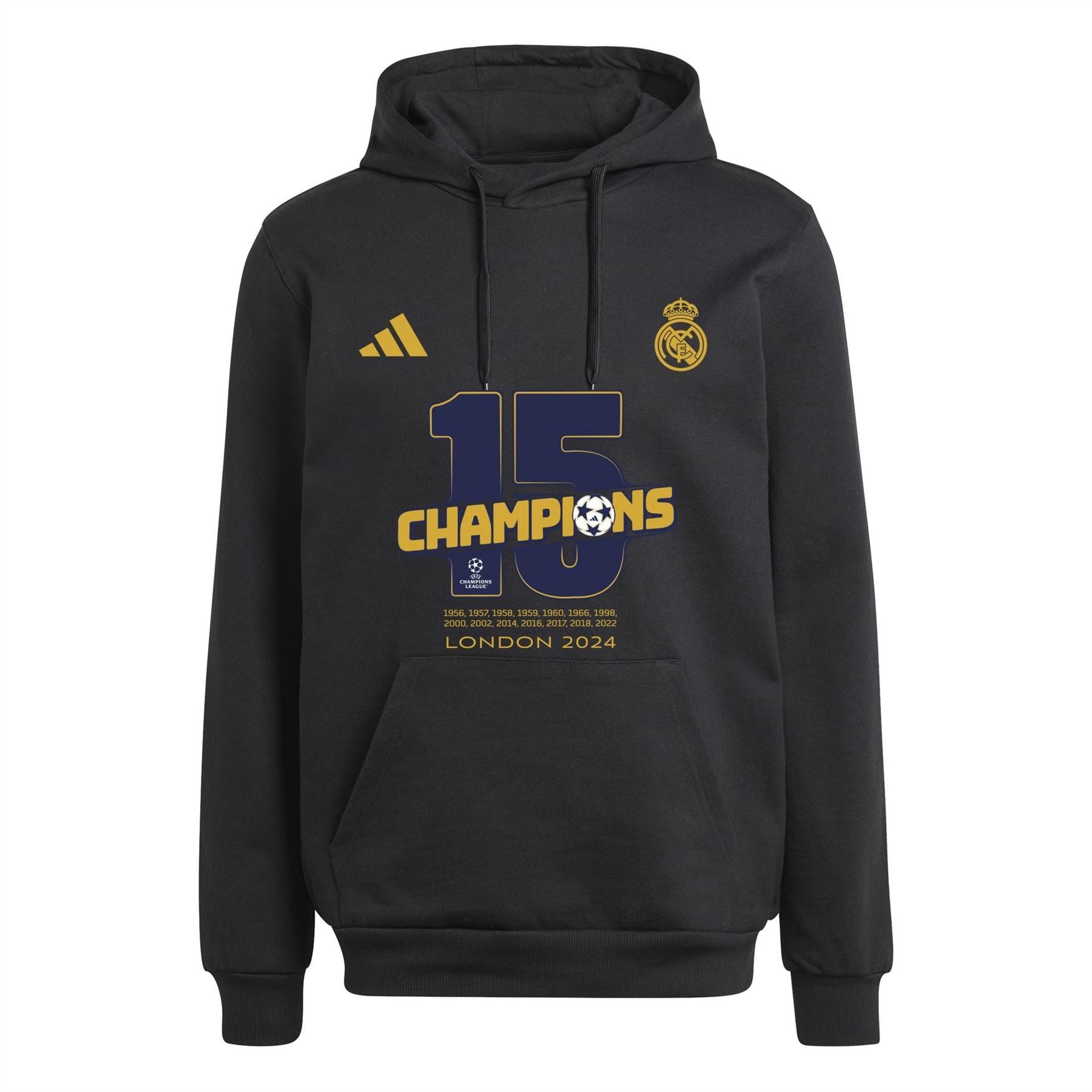 adidas Hooded Neck Long Sleeve Sweatshirt with Kangaroo Pocket