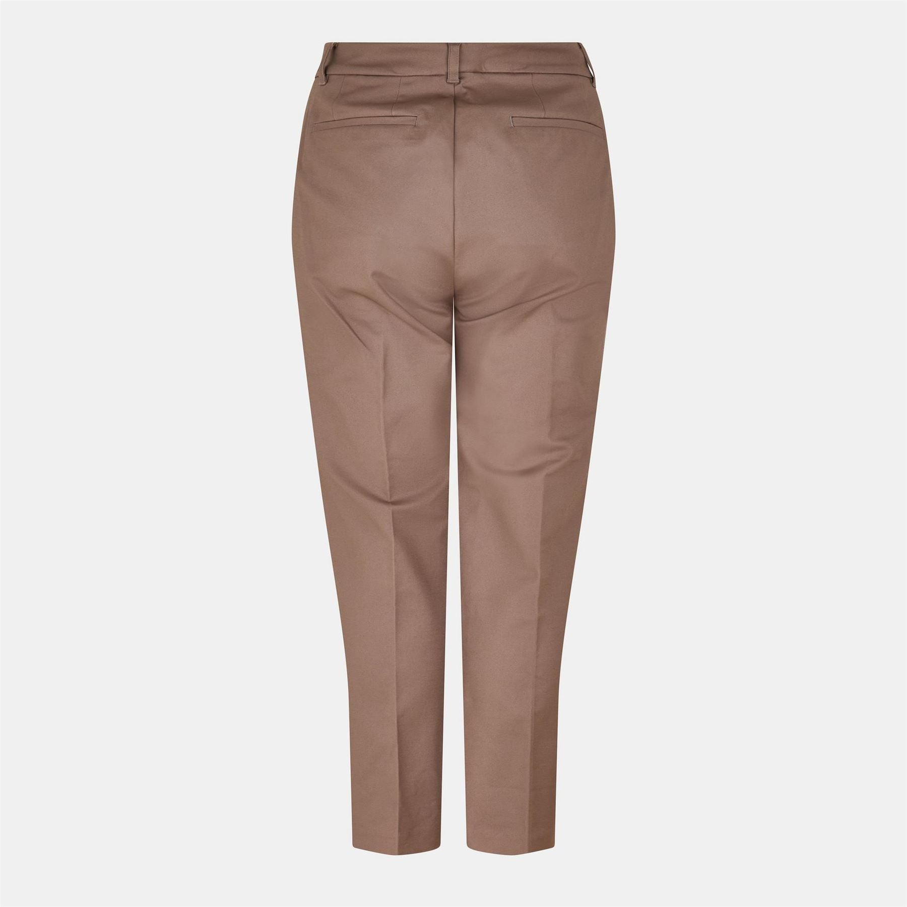 Lauren by Ralph Lauren Lakythia Real Leather Straight Leg Trousers