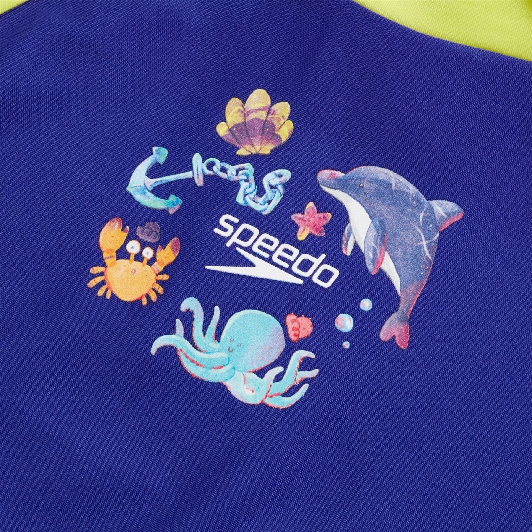 Speedo Digi Long Sleeve One Piece Swimsuit