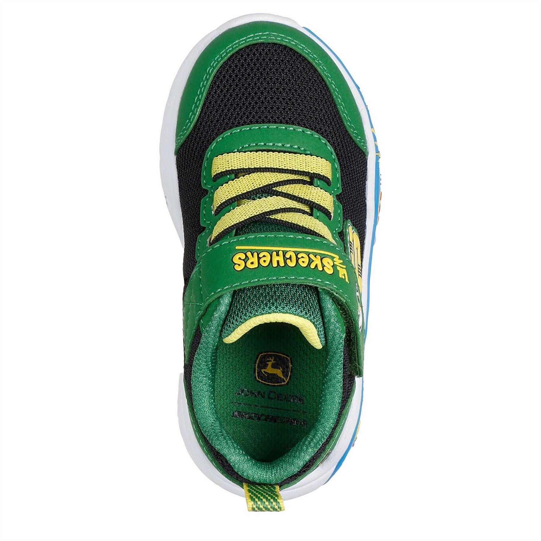 Skechers John Deere Gore  And  Strap Sneaker W T Low Top Trainers Boys