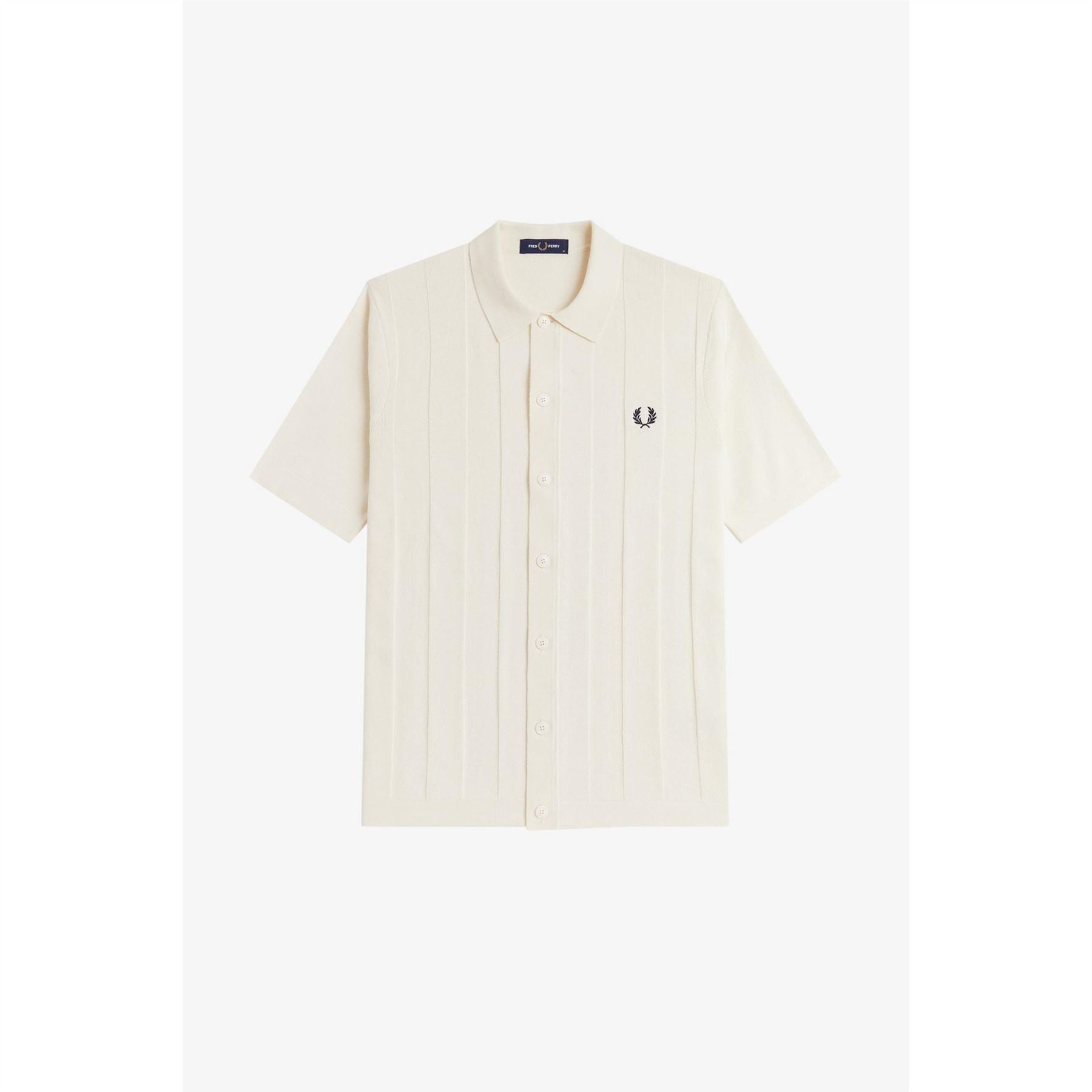 Fred Perry Patterned Short Sleeve Shirt