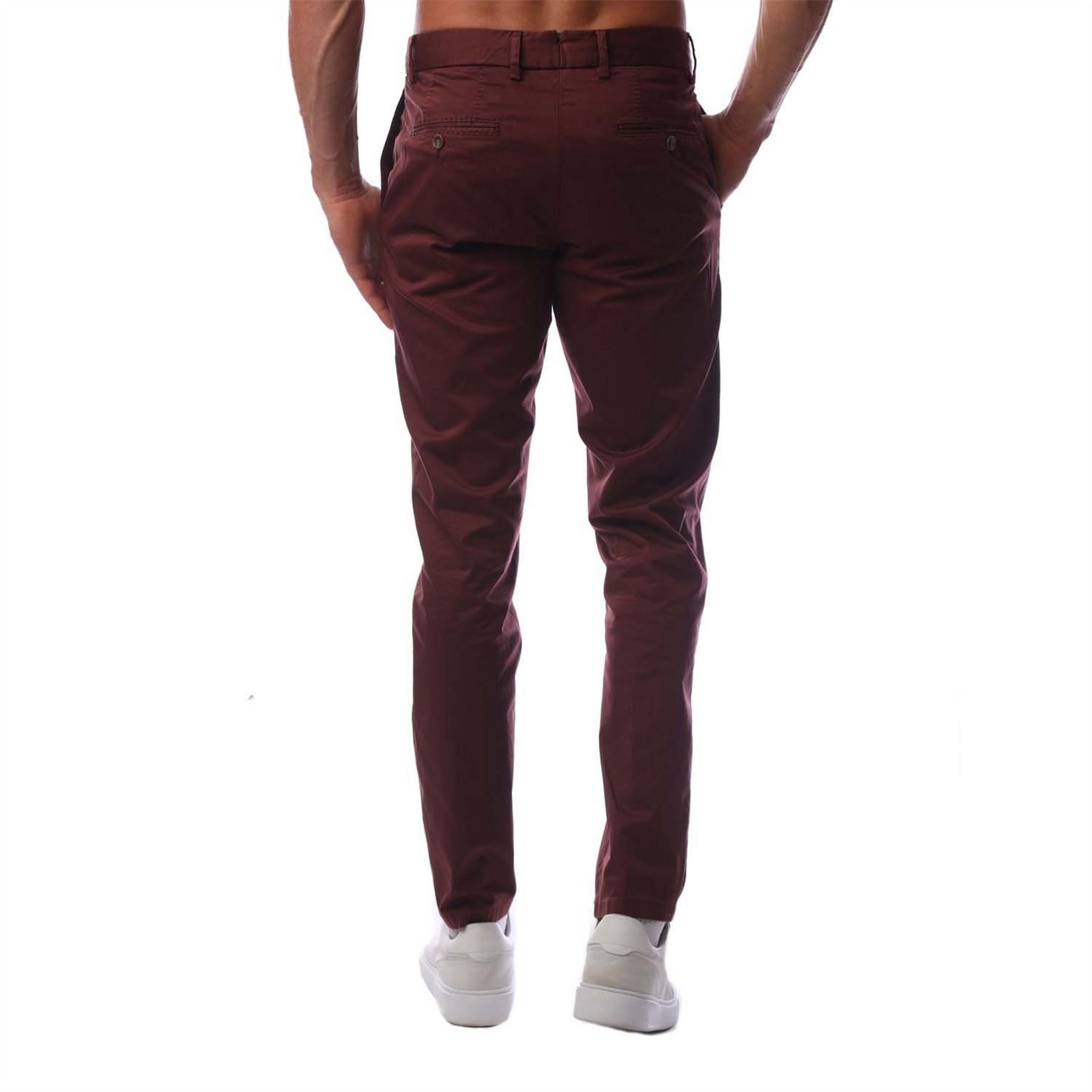 Boss T Gee Solid Patterned Straight Trousers