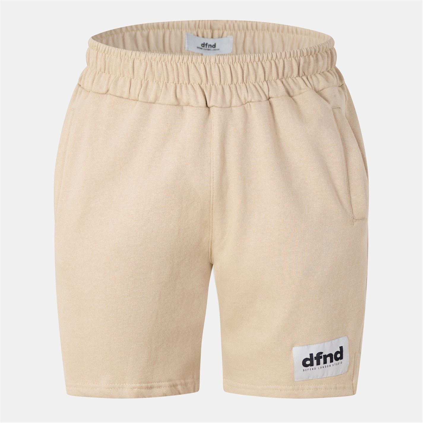 DFND London Lettering Crew Neck Short Sleeve T-Shirt and Short Set