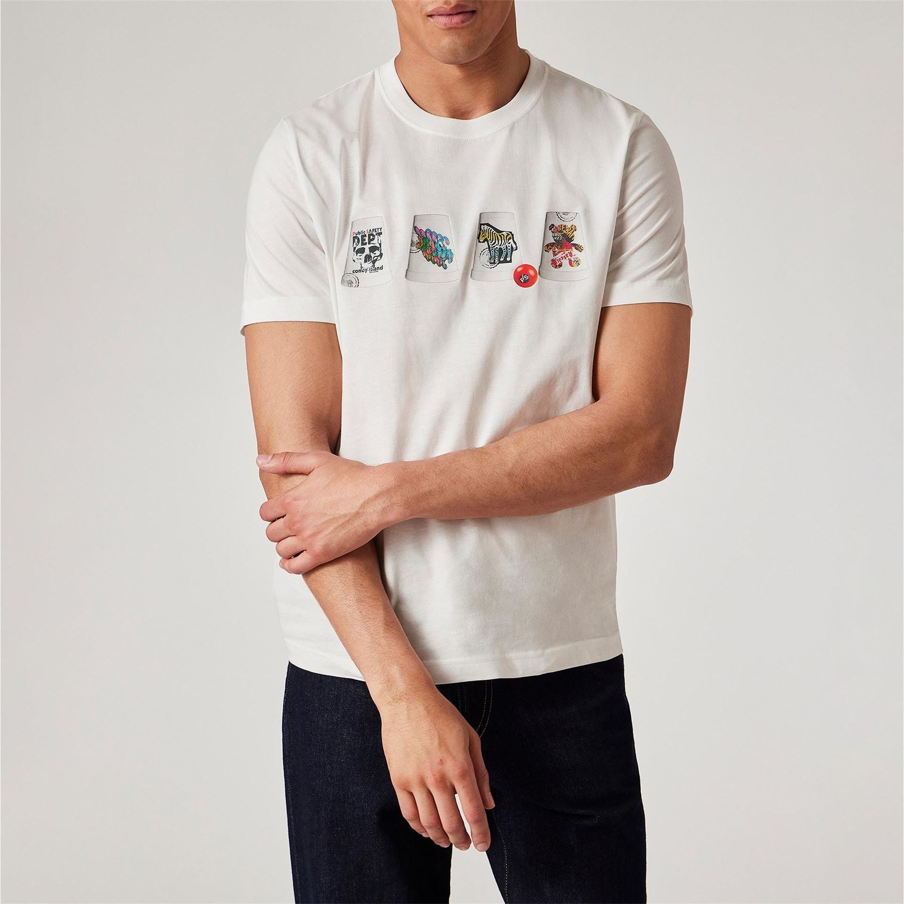 PS Paul Smith Cups Regular Fit Short Sleeve T-Shirt