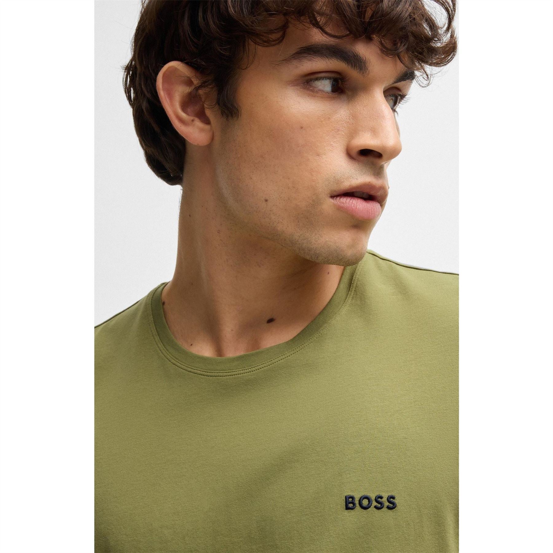 Boss BOSS Bodywear Mix  And  Match Premium Cotton T Shirt with Logo Detail