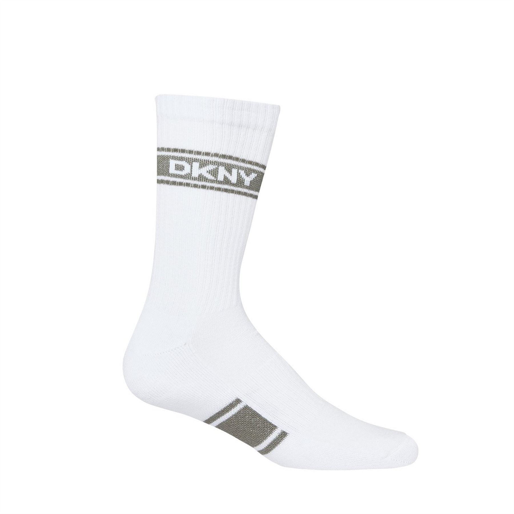 DKNY Mens 3 Pack Sport Socks Lacon