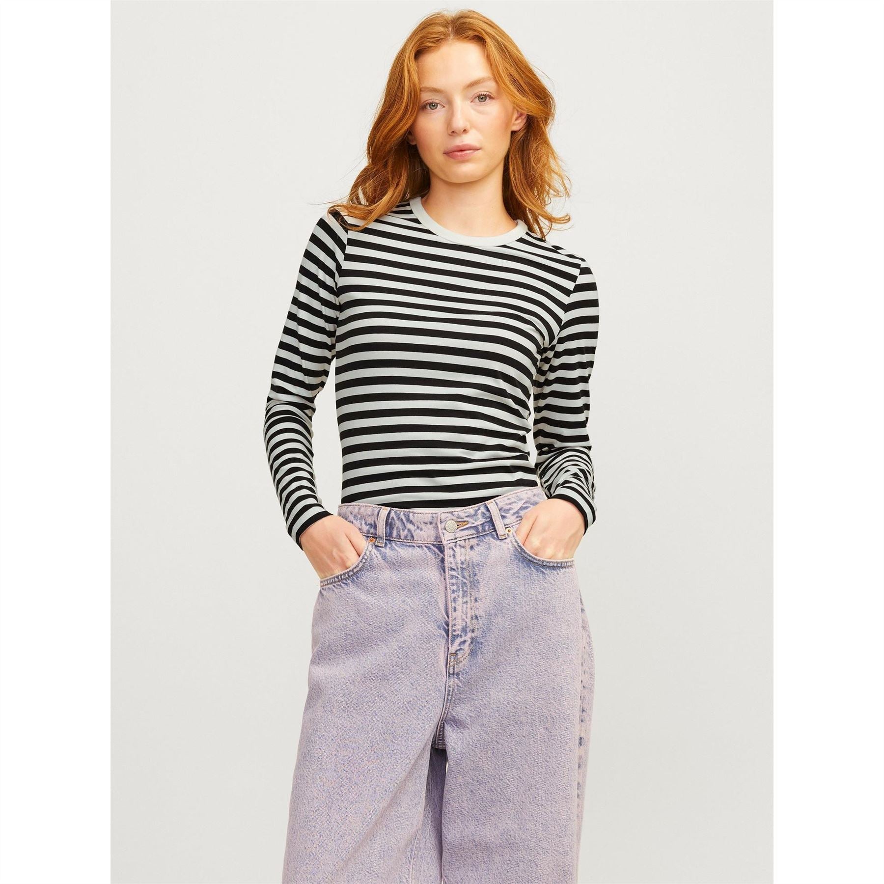 JJXX Celine Stripe Long Sleeve T-Shirt