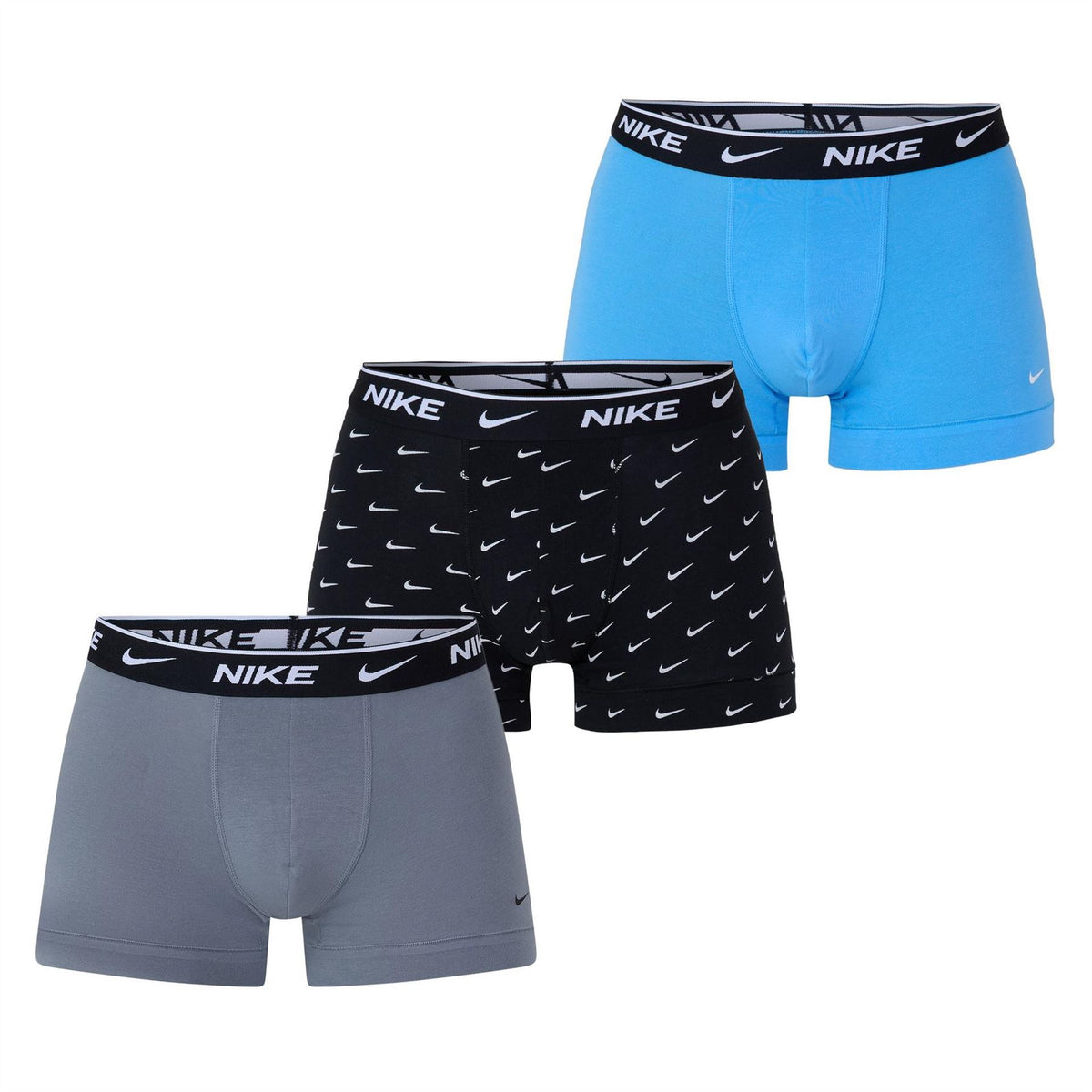 Nike Mens 3 Pack Everyday Cotton Trunks