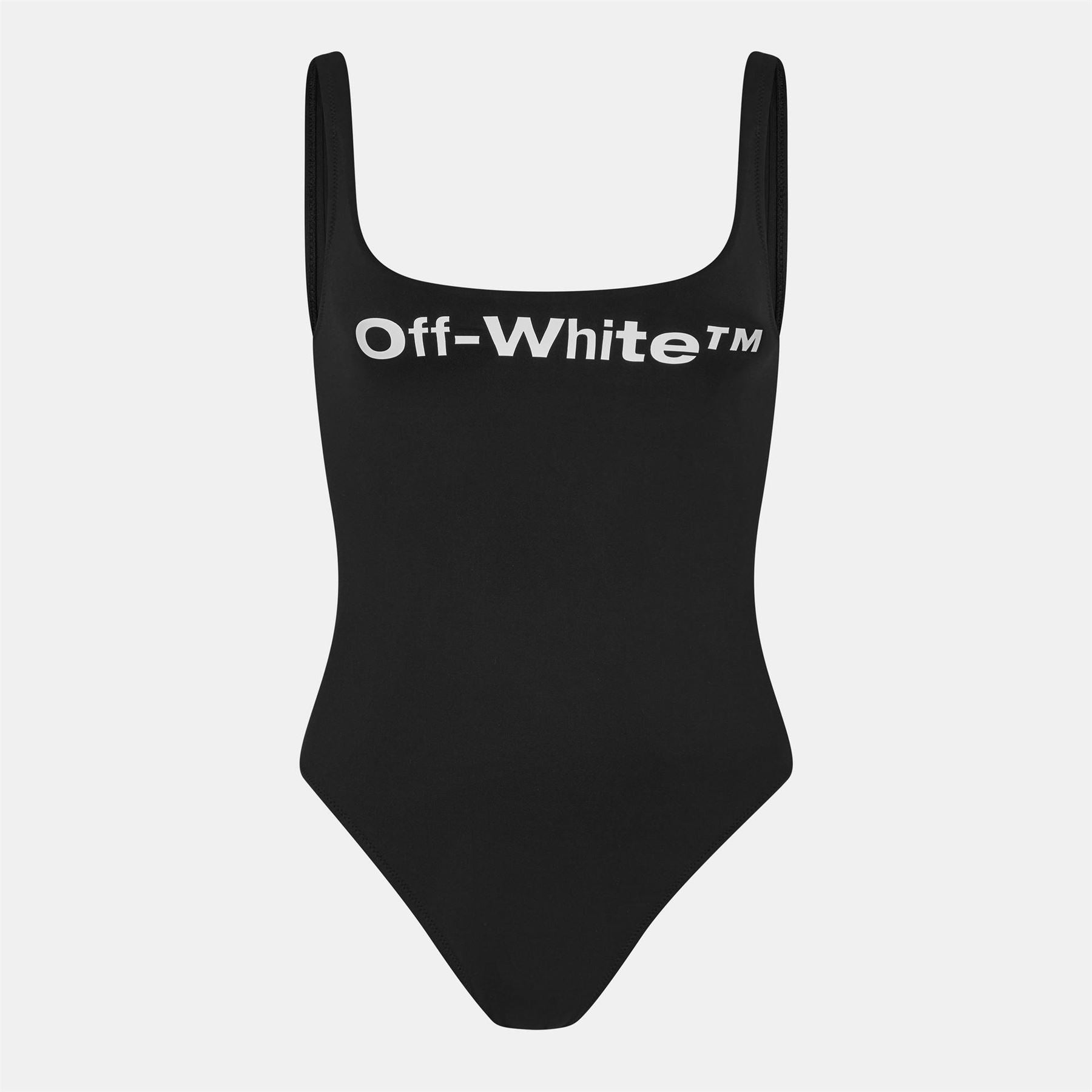 Off White Bounce Helvetica One-Piece Lettering Swimsuit