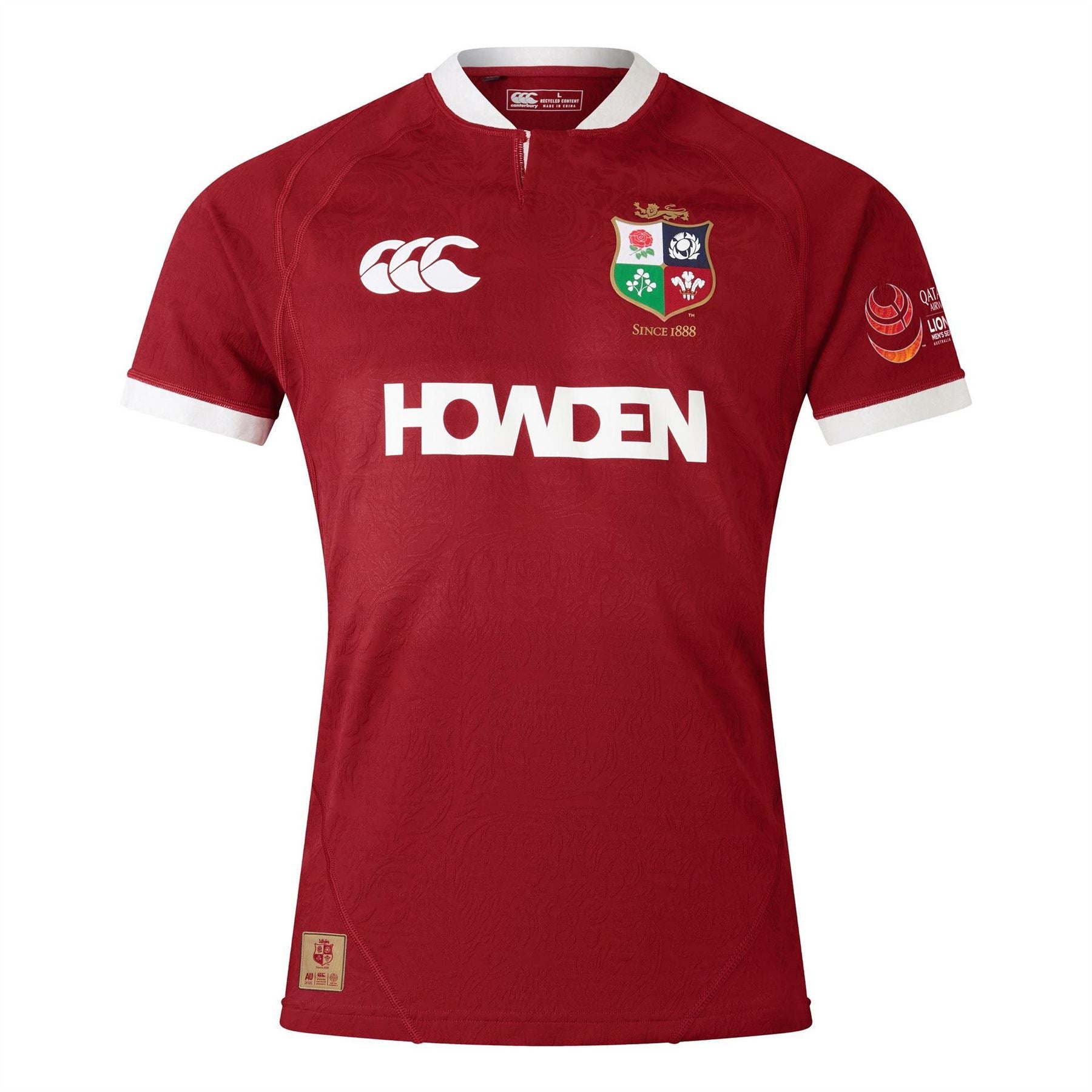 Canterbury Mens British  And  Irish Lions 2025 Authentic Shirt