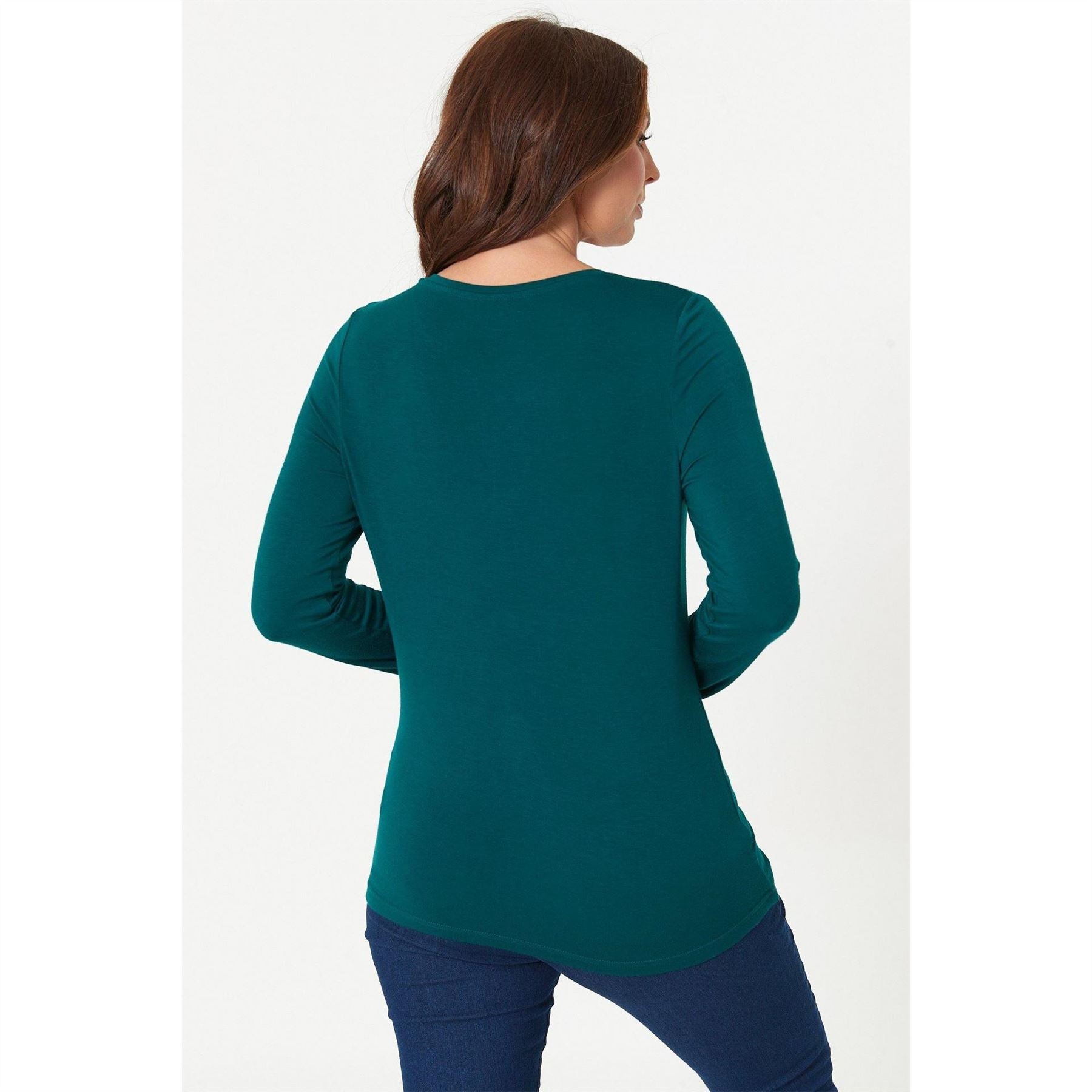 Be You Crochet Trim Long Sleeve T-Shirt