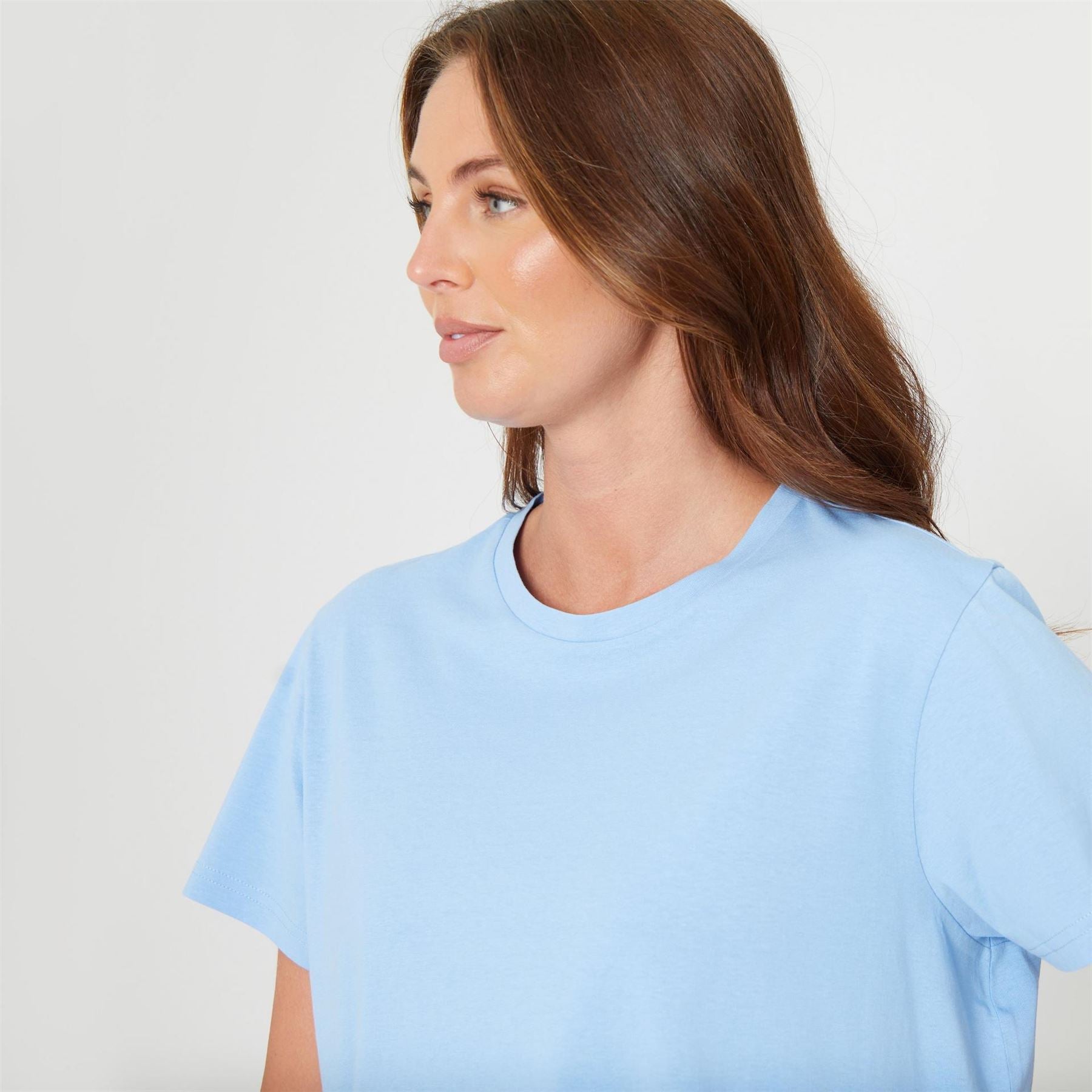 Be You Boxy Fit Cropped Crew Neck T-Shirt