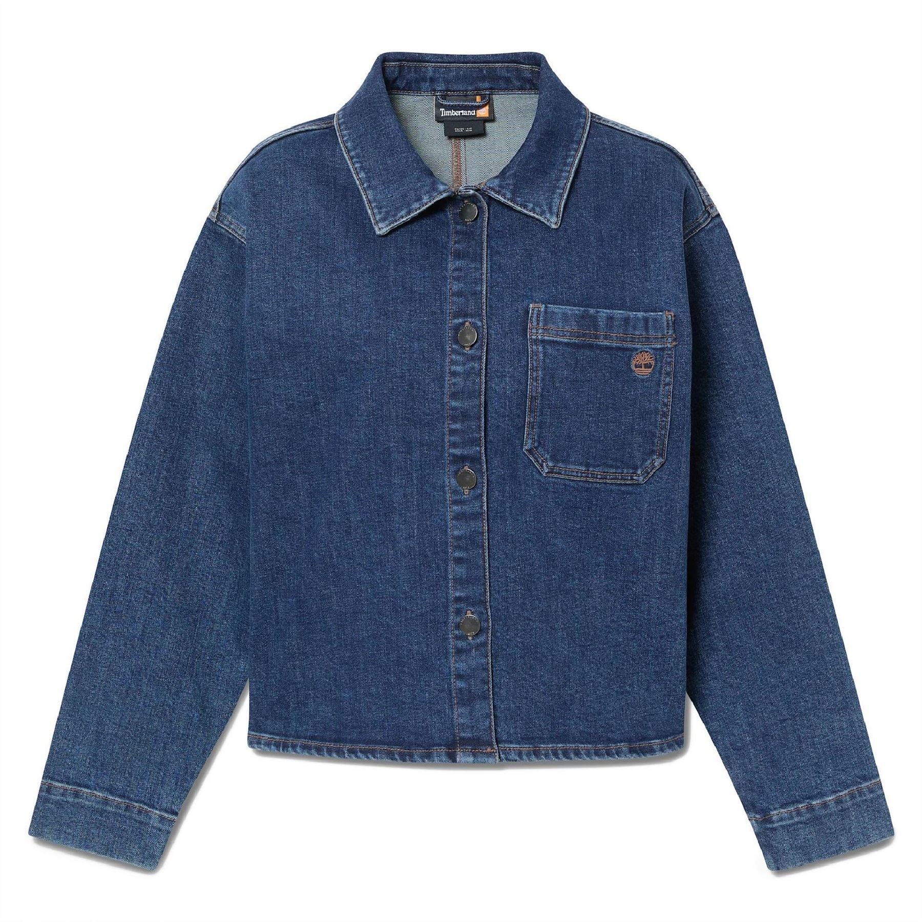 Timberland Long Sleeve Oversized Fit Denim Jacket